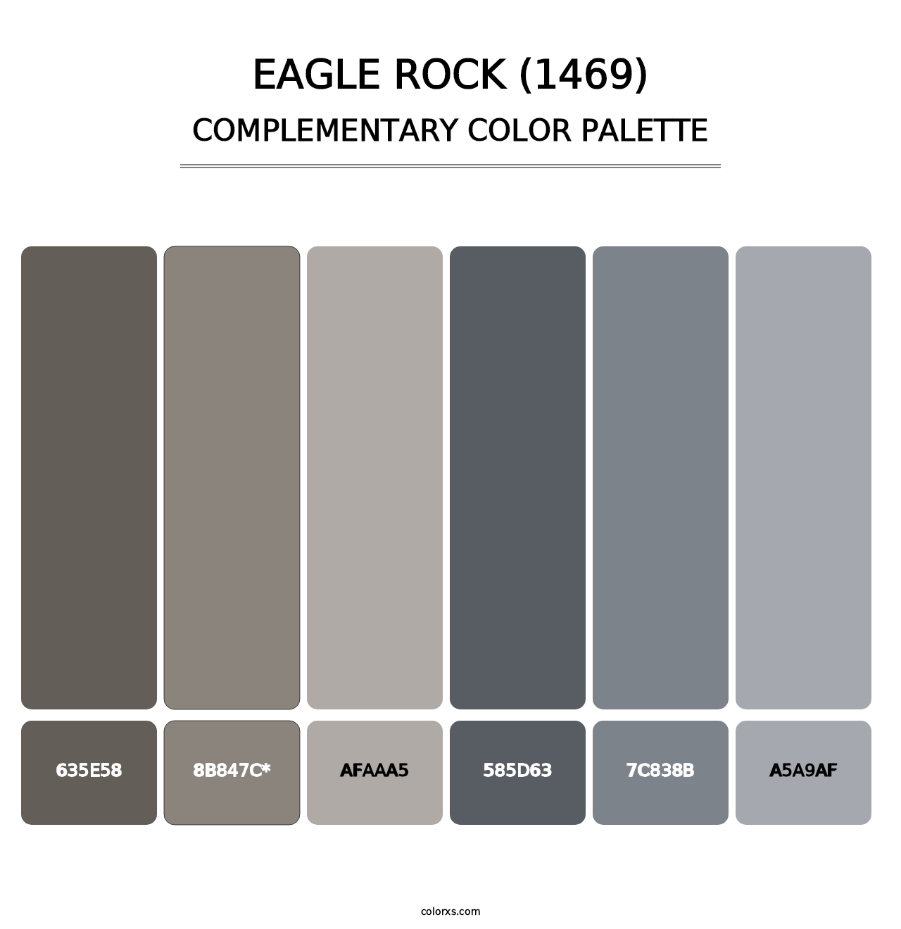 Eagle Rock (1469) - Complementary Color Palette