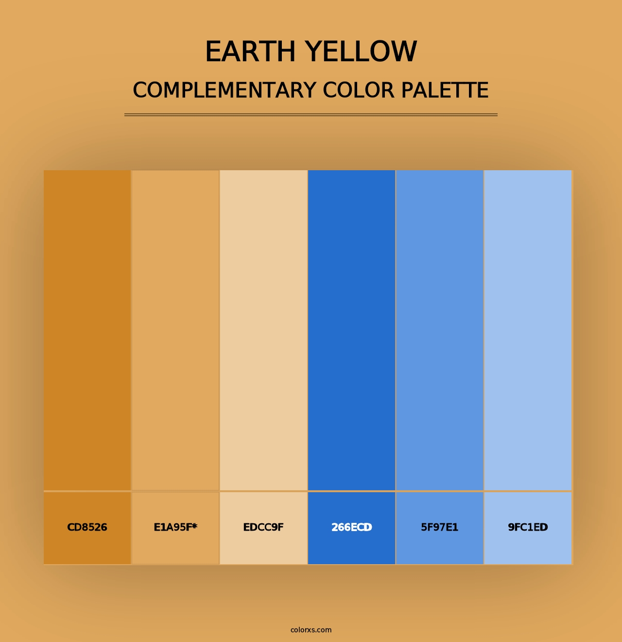 Earth Yellow - Complementary Color Palette