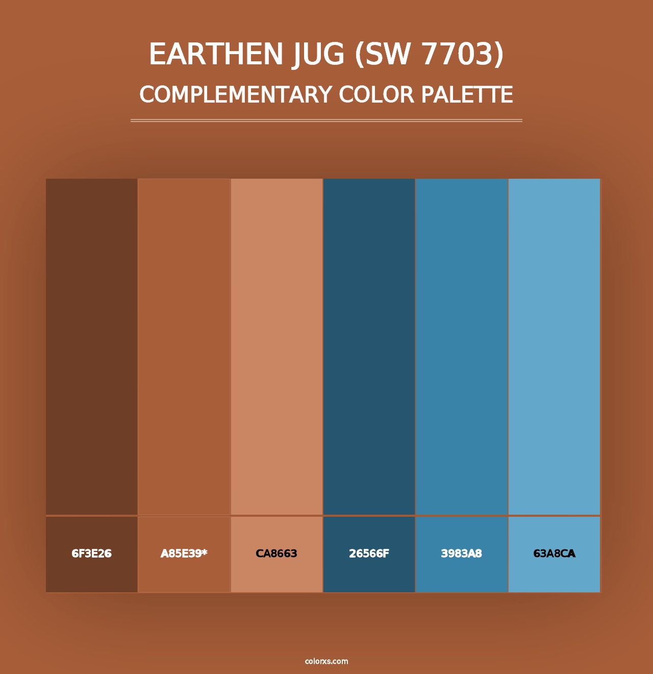 Earthen Jug (SW 7703) - Complementary Color Palette