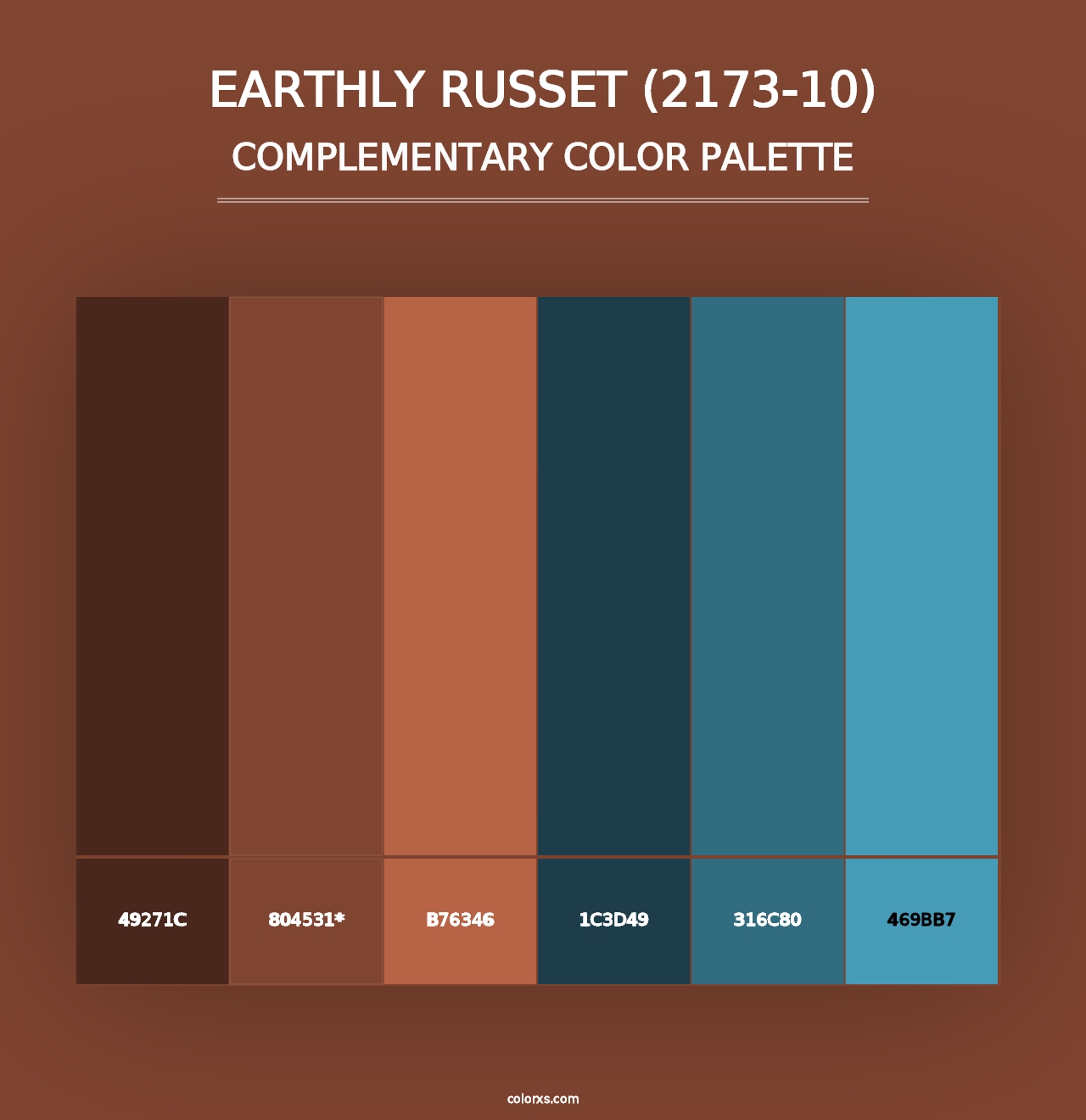 Earthly Russet (2173-10) - Complementary Color Palette