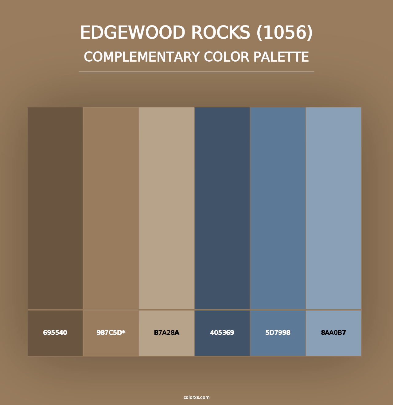 Edgewood Rocks (1056) - Complementary Color Palette