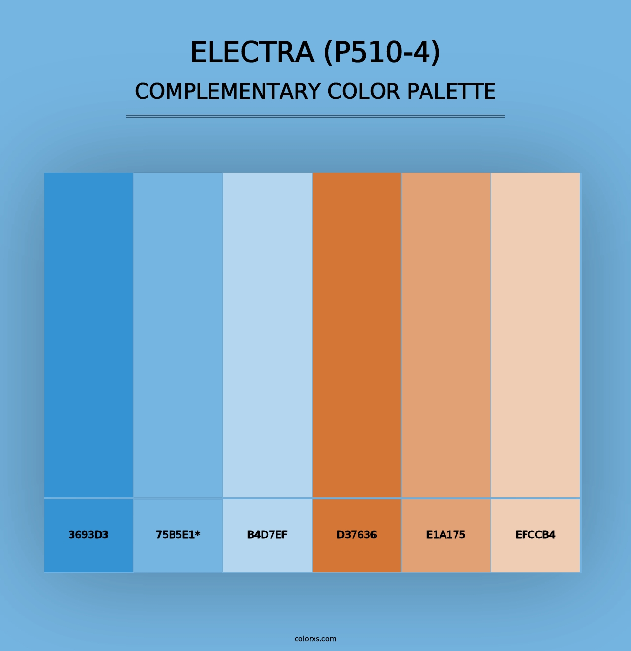 Electra (P510-4) - Complementary Color Palette