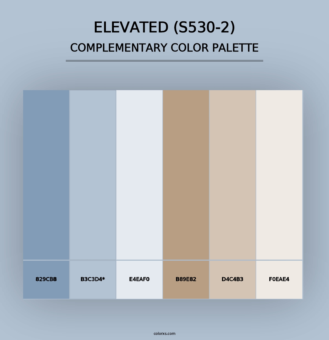 Elevated (S530-2) - Complementary Color Palette