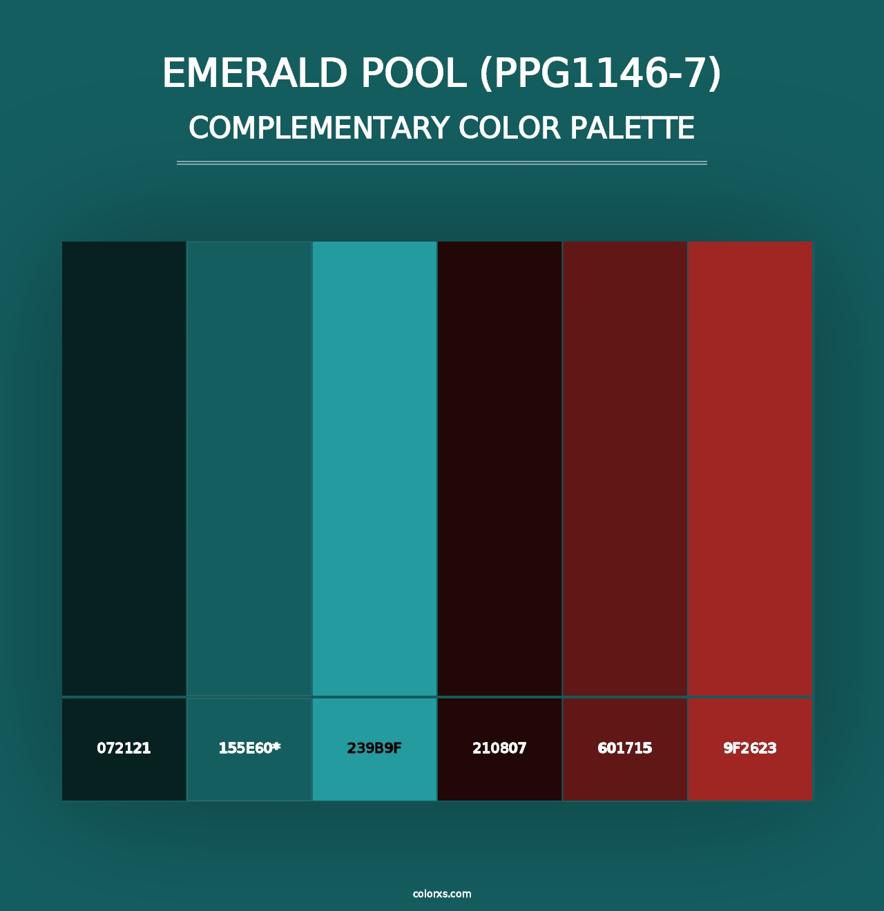 Emerald Pool (PPG1146-7) - Complementary Color Palette