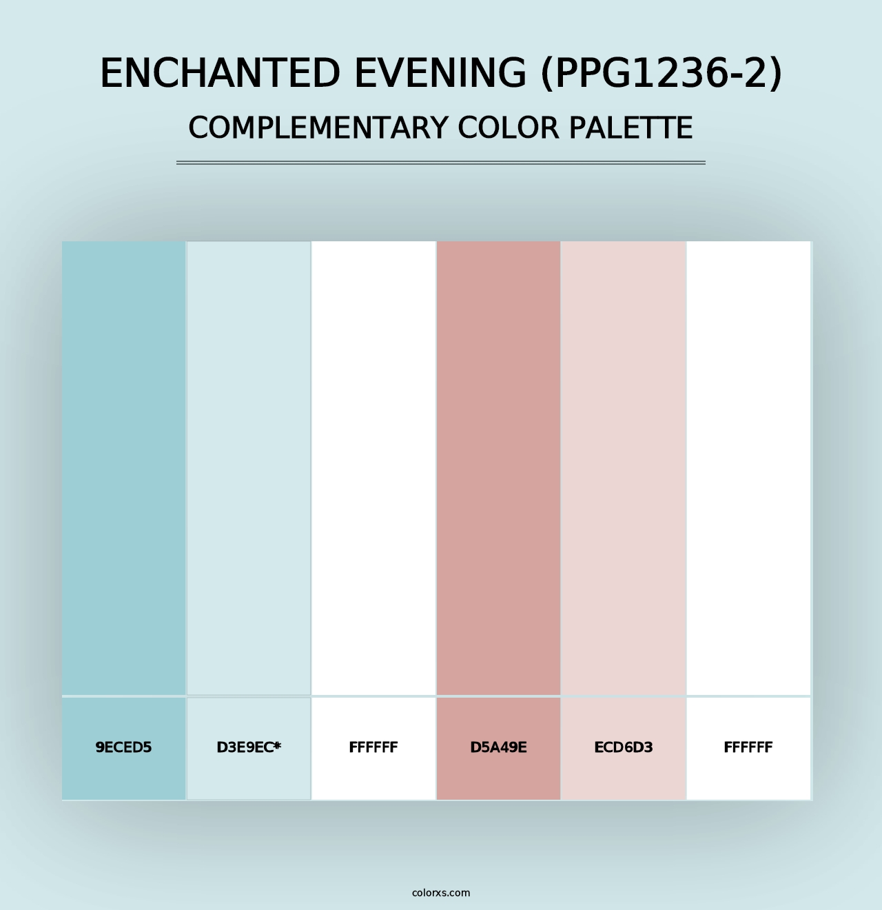 Enchanted Evening (PPG1236-2) - Complementary Color Palette