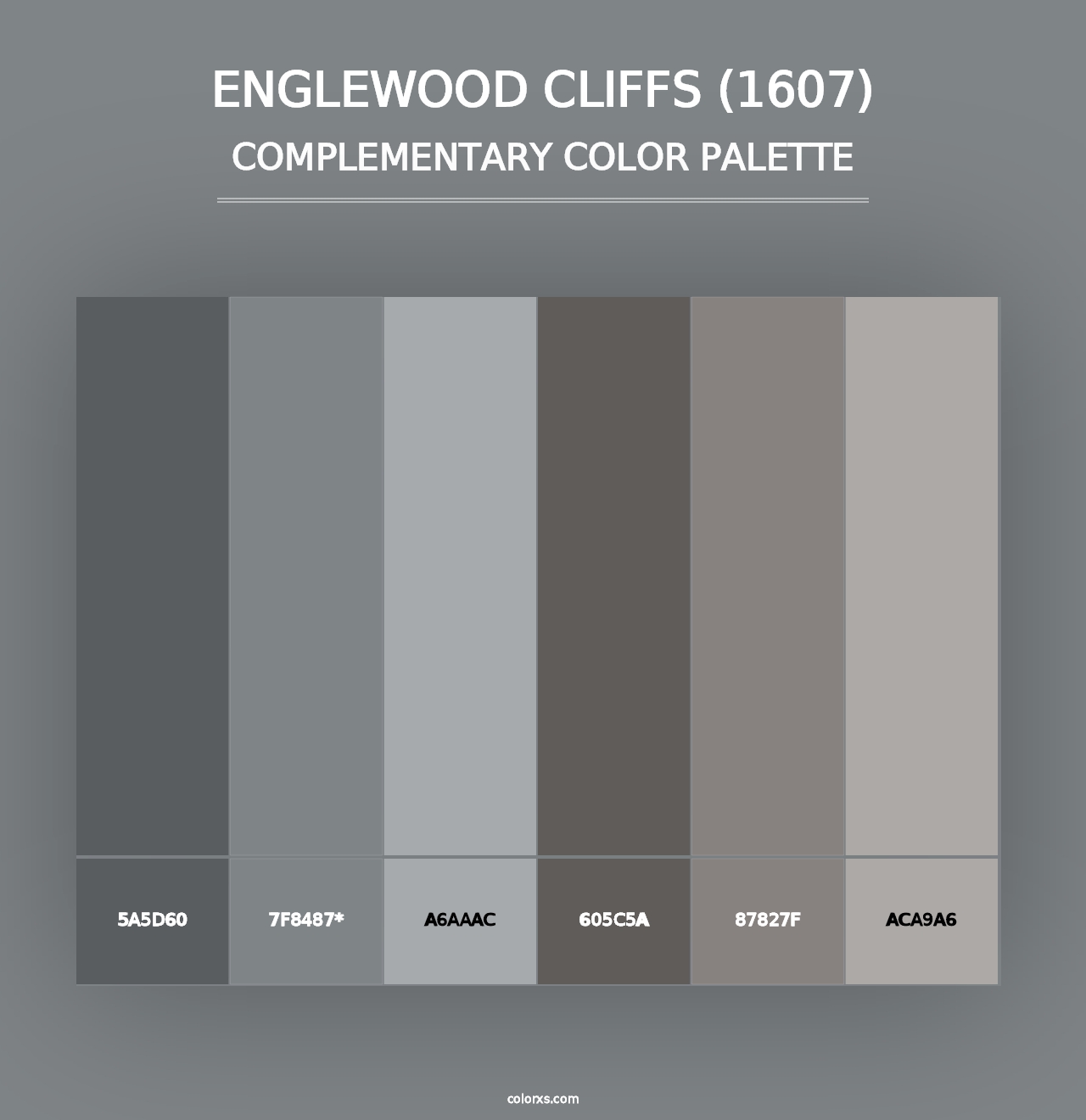 Englewood Cliffs (1607) - Complementary Color Palette