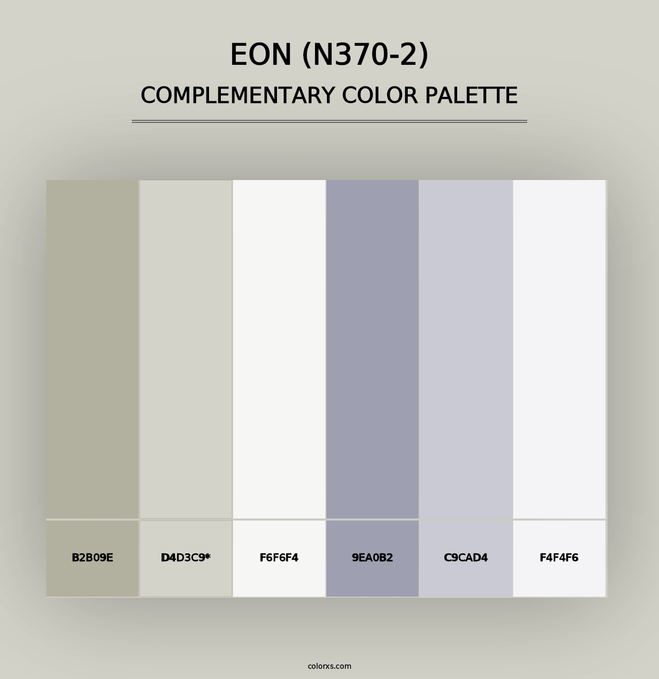 Eon (N370-2) - Complementary Color Palette