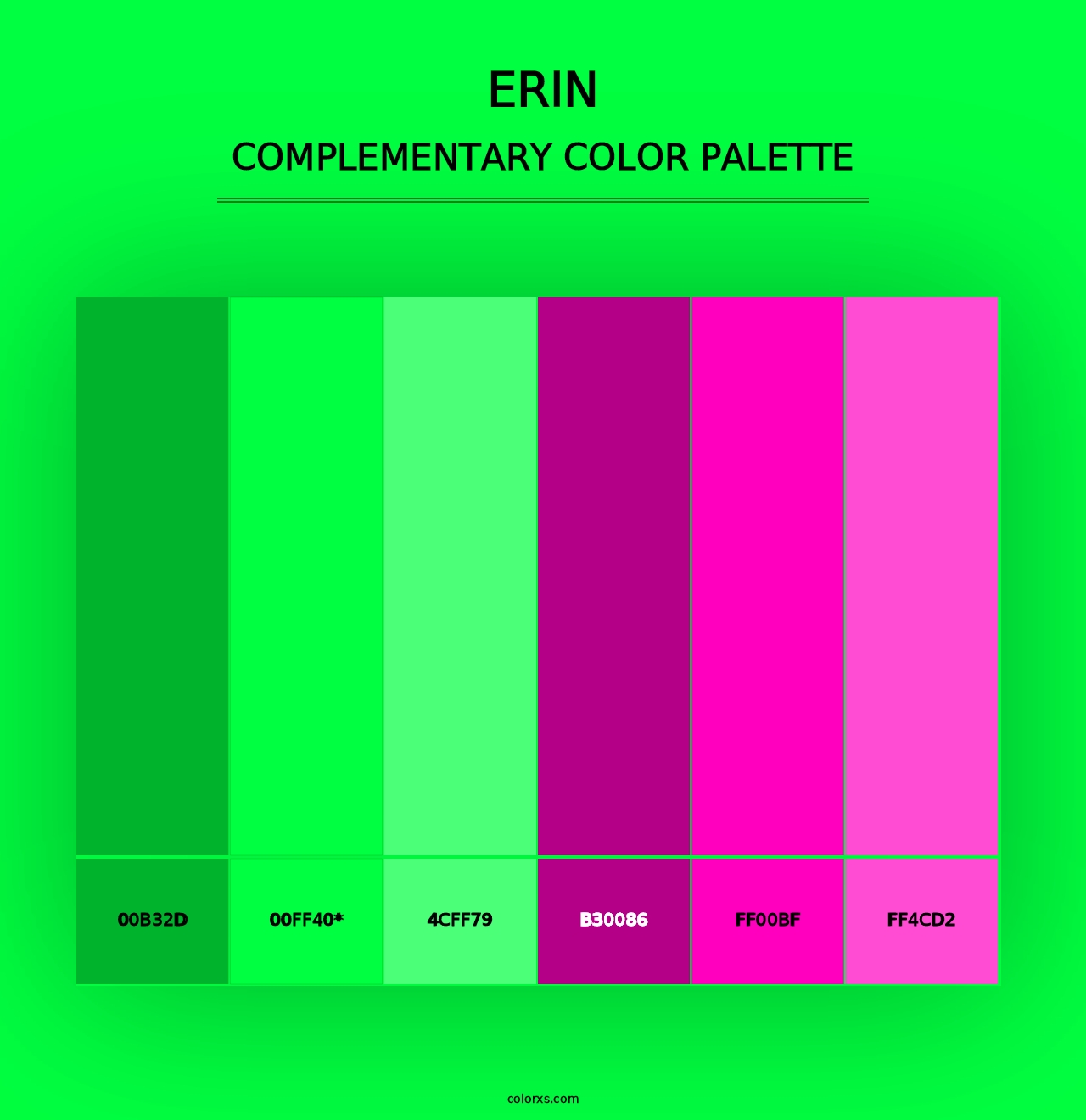 Erin - Complementary Color Palette