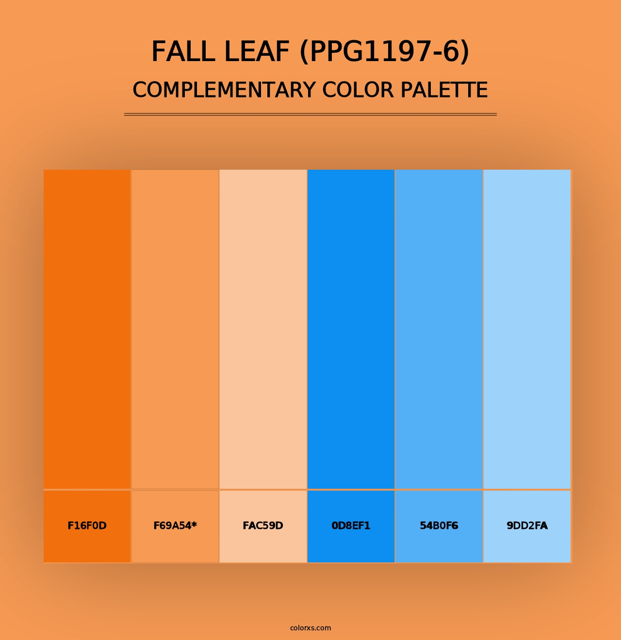 Fall Leaf (PPG1197-6) - Complementary Color Palette