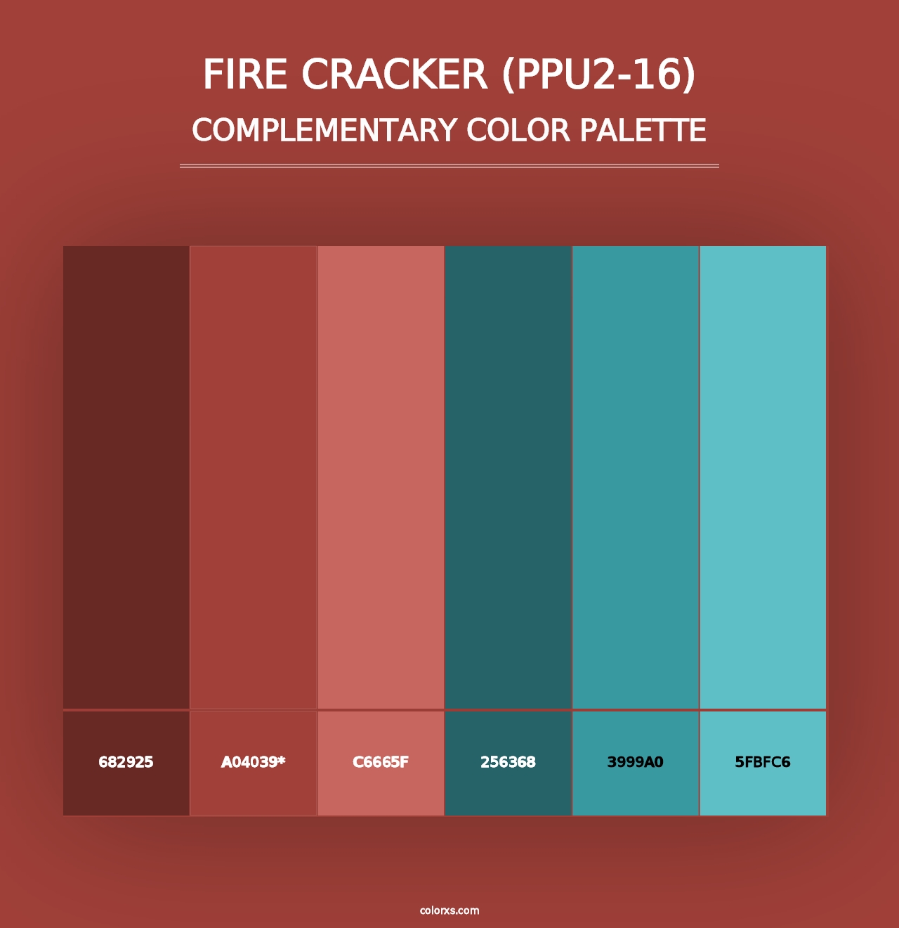 Fire Cracker (PPU2-16) - Complementary Color Palette