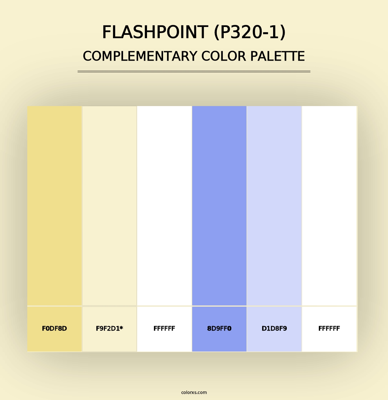 Flashpoint (P320-1) - Complementary Color Palette