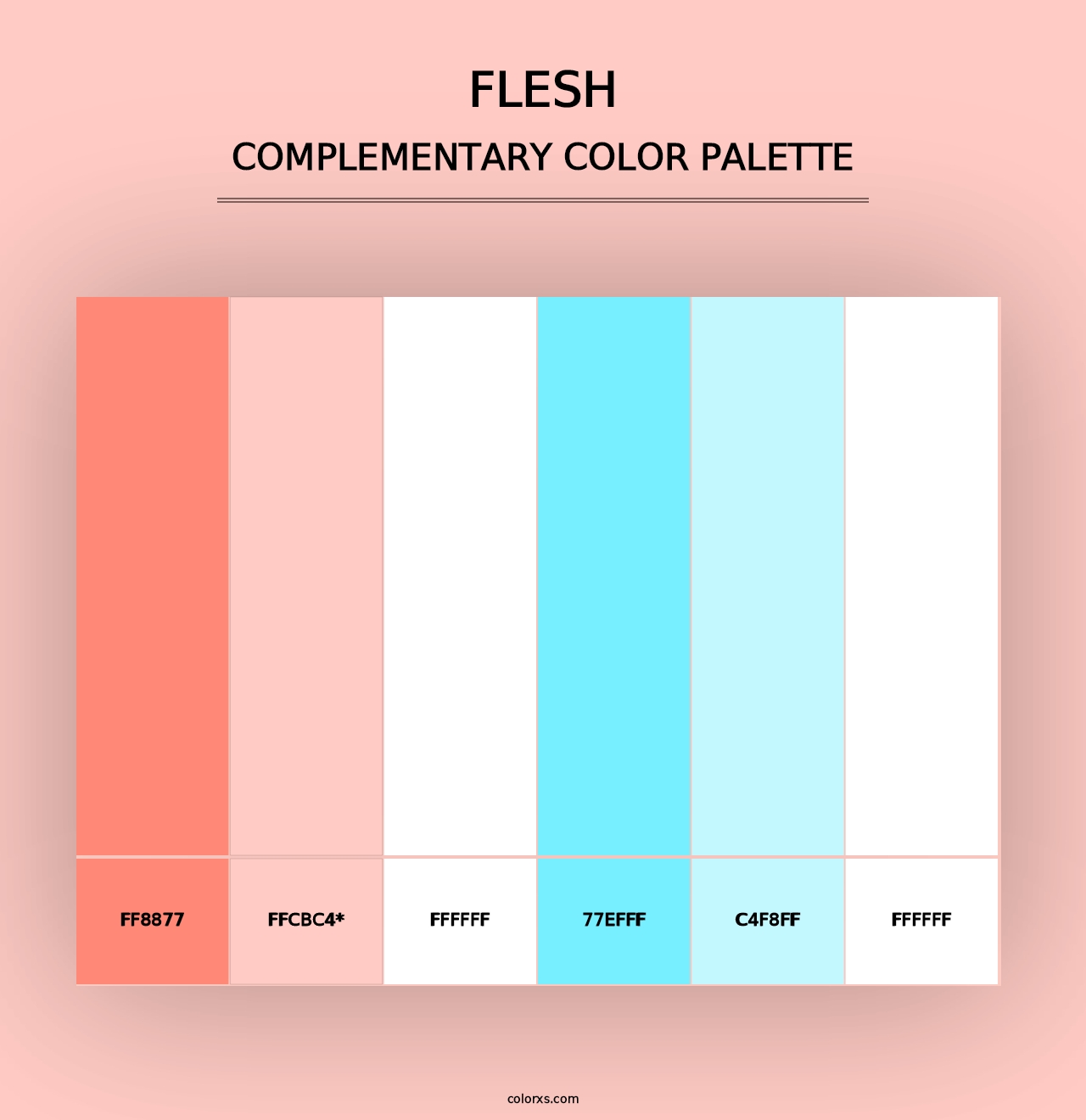 Flesh - Complementary Color Palette