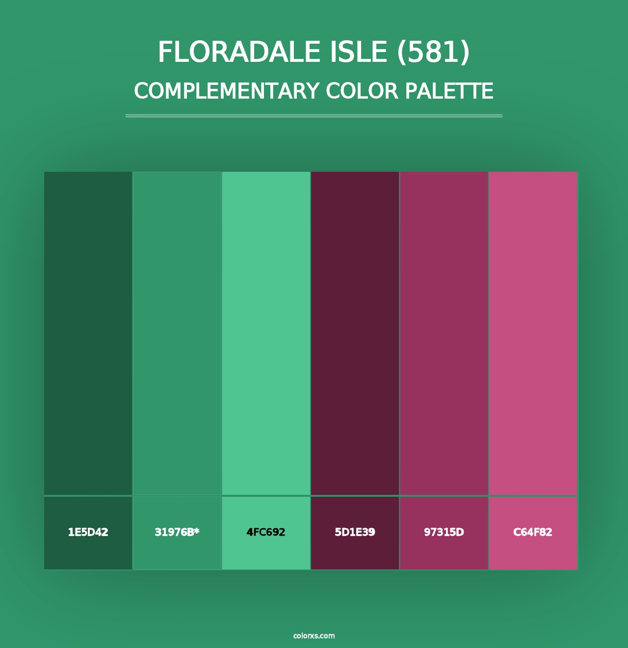 Floradale Isle (581) - Complementary Color Palette