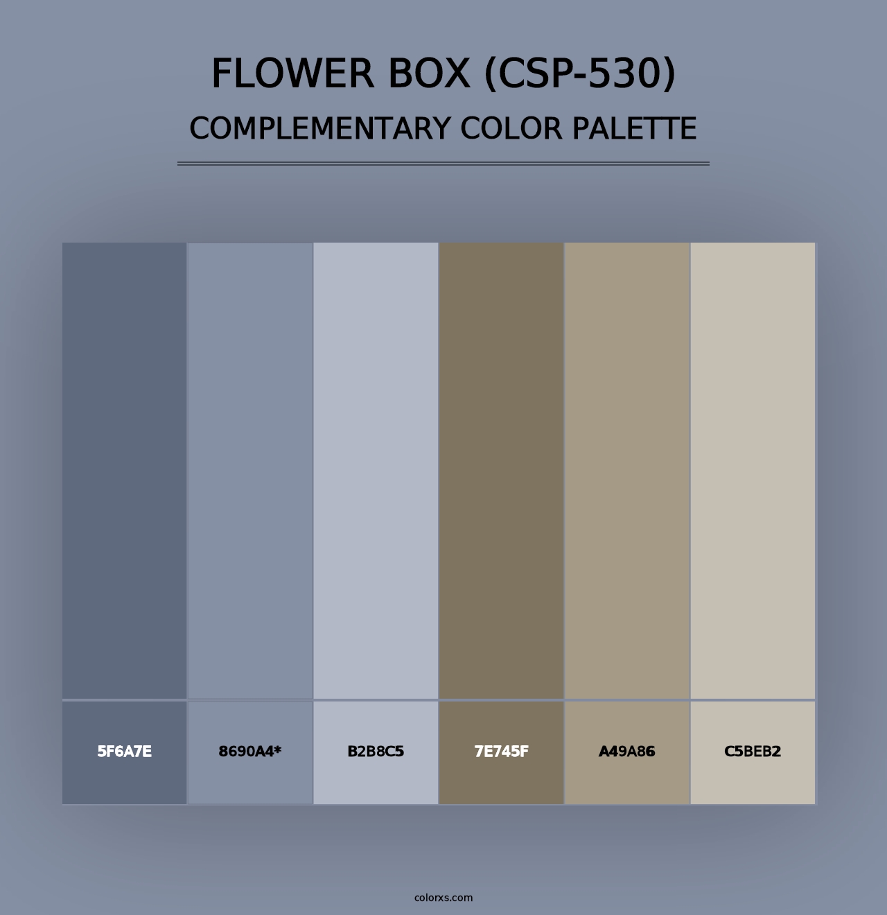 Flower Box (CSP-530) - Complementary Color Palette