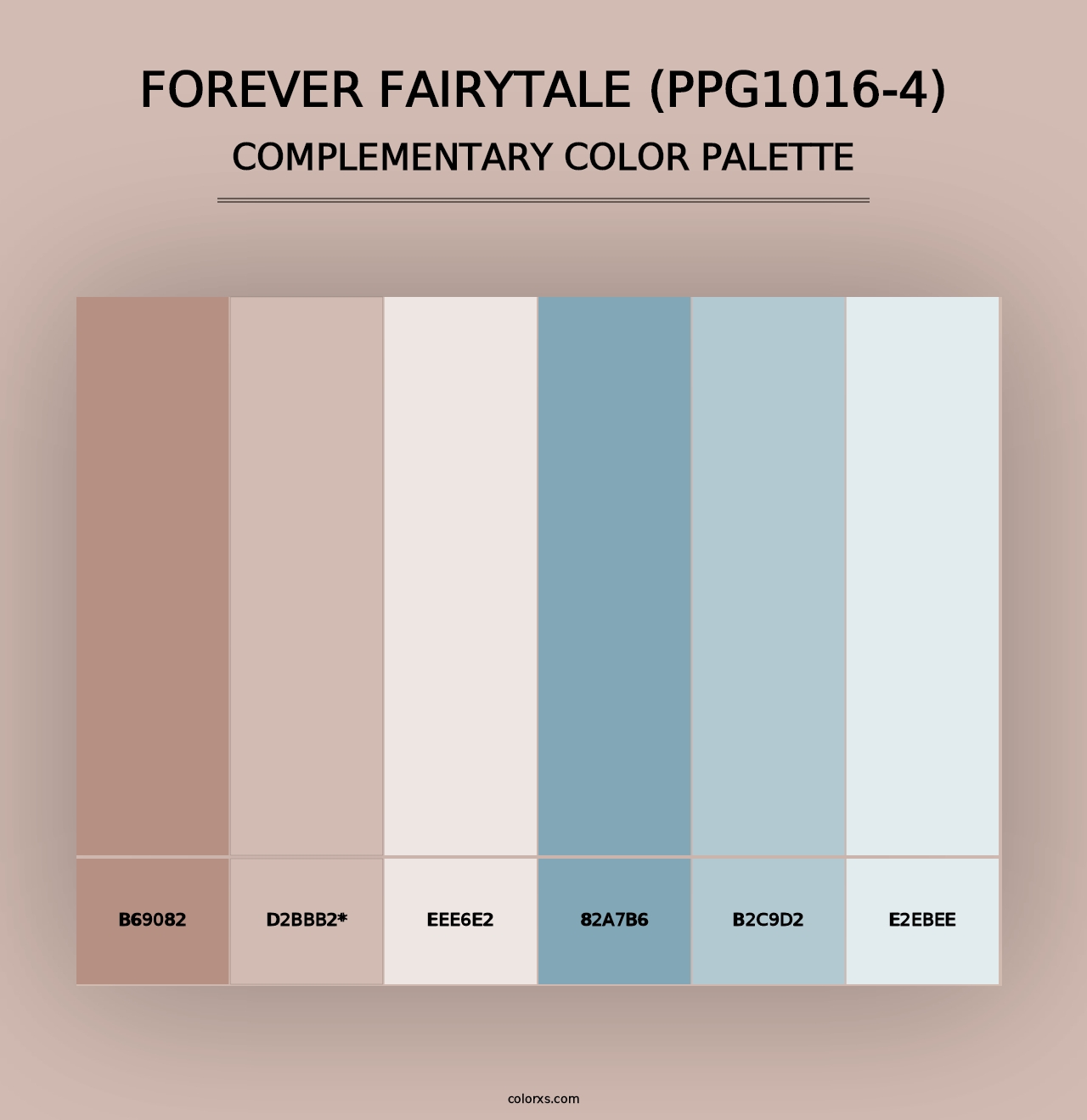 Forever Fairytale (PPG1016-4) - Complementary Color Palette