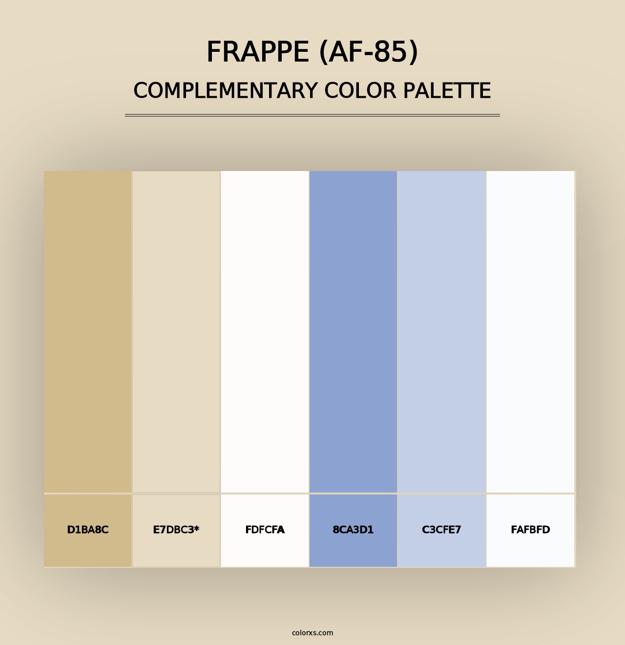 Frappe (AF-85) - Complementary Color Palette