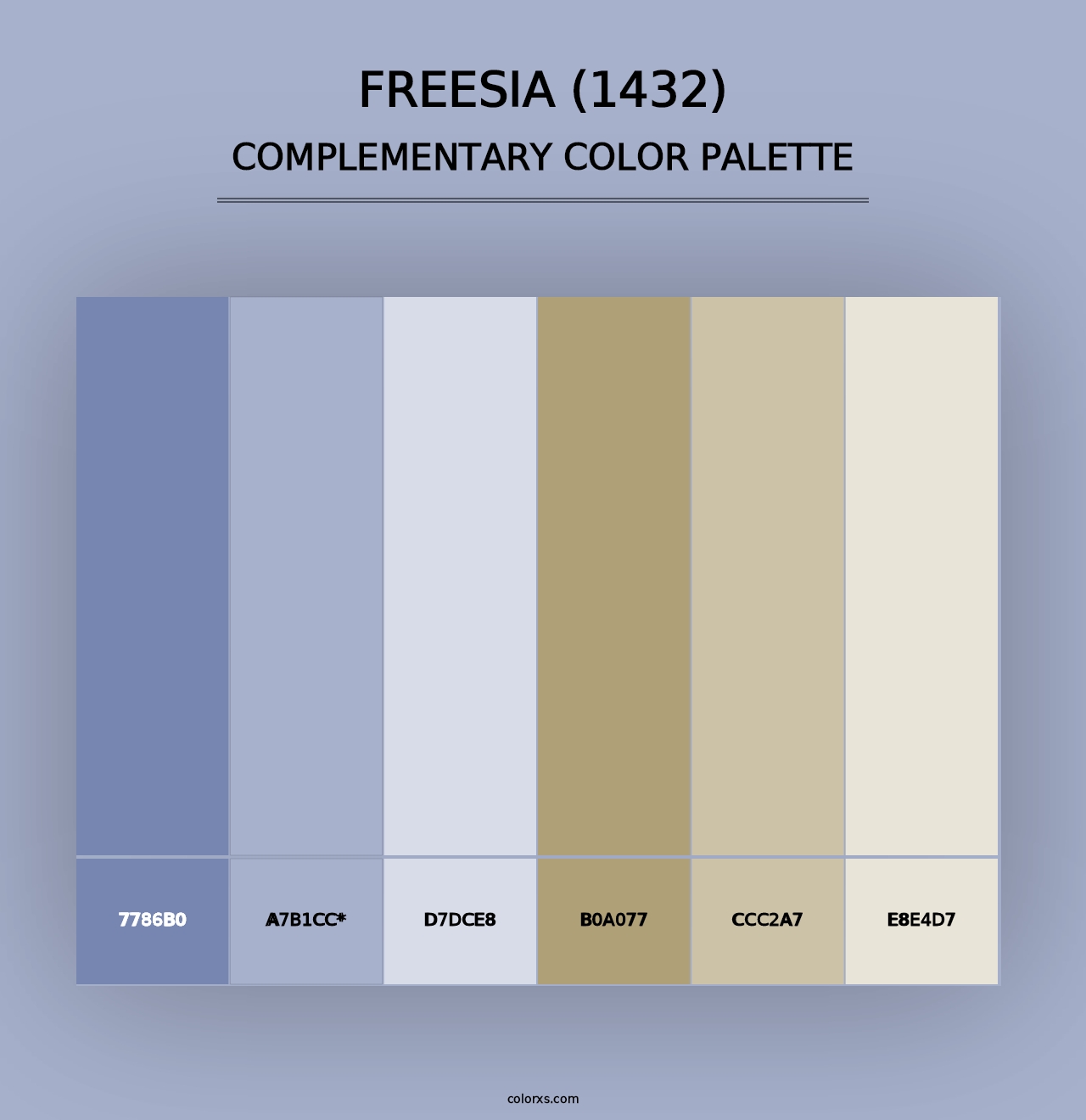 Freesia (1432) - Complementary Color Palette