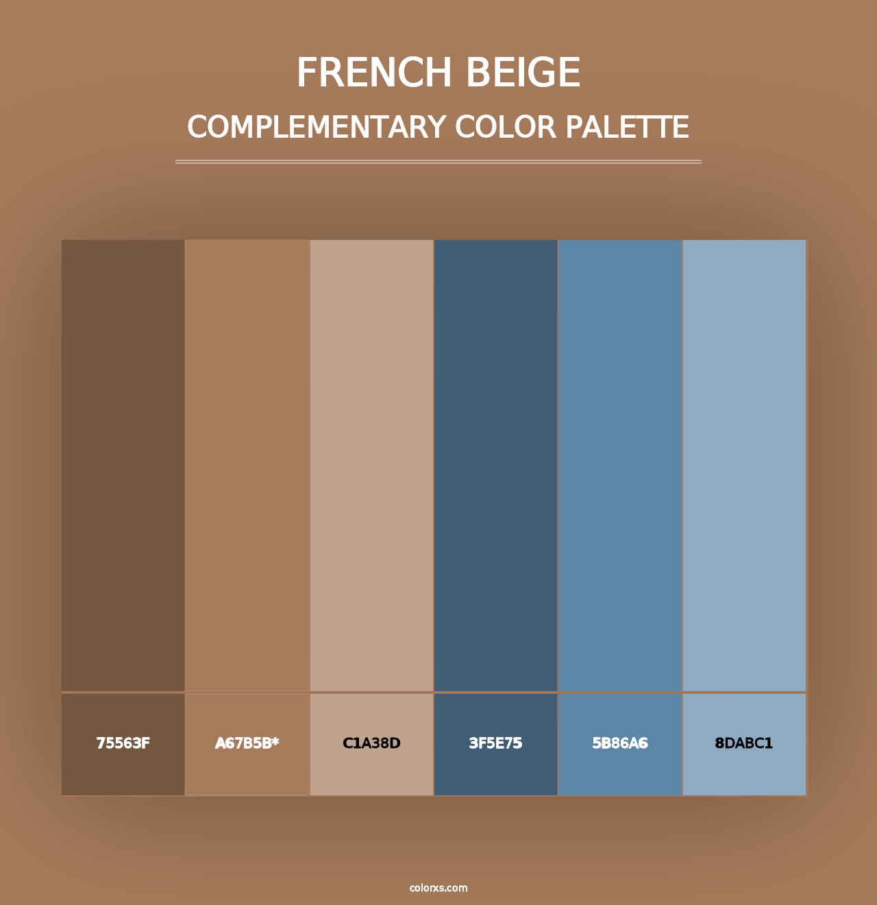 French Beige - Complementary Color Palette