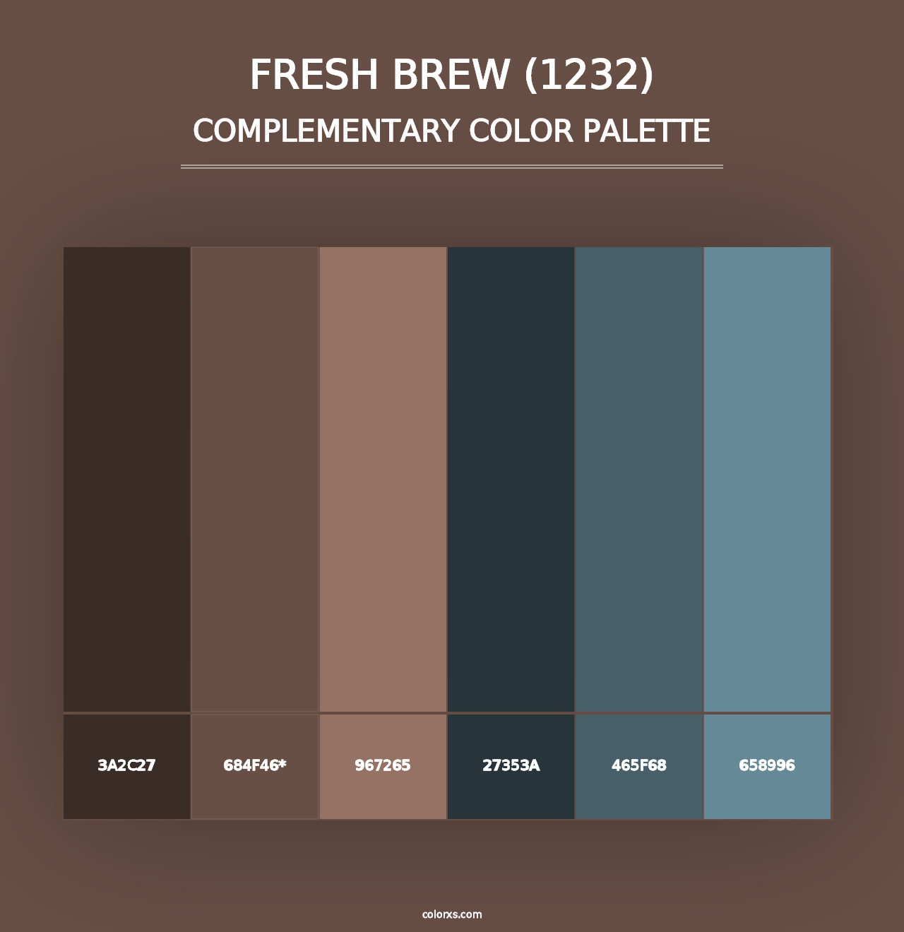 Fresh Brew (1232) - Complementary Color Palette