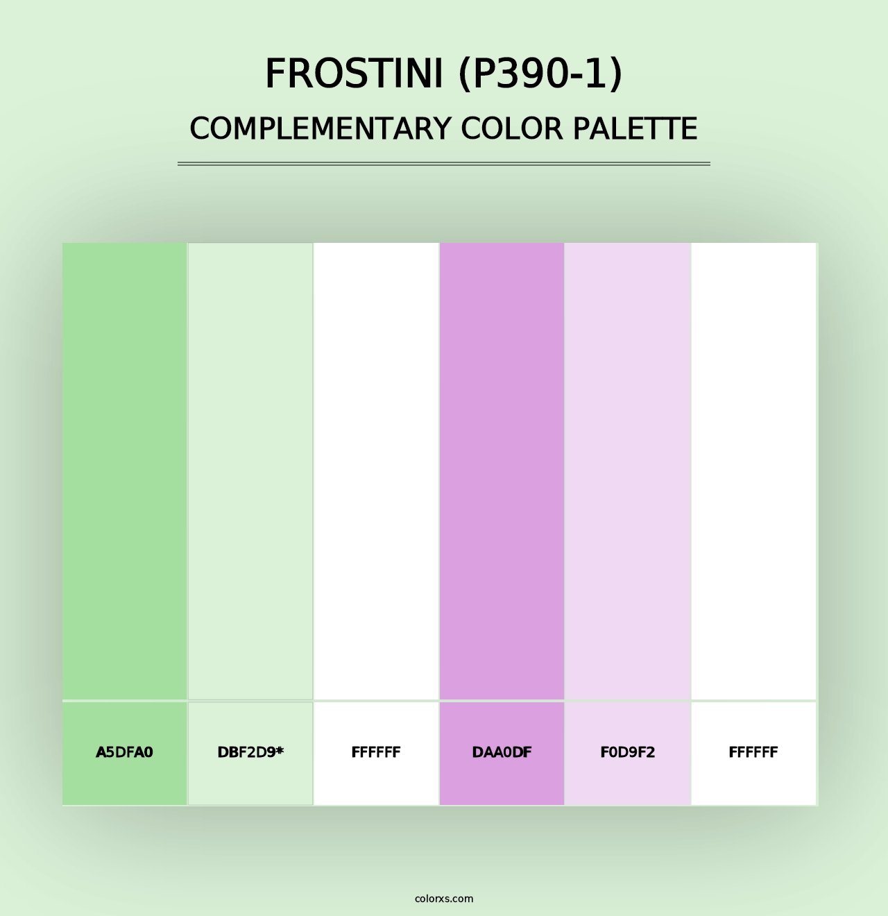 Frostini (P390-1) - Complementary Color Palette