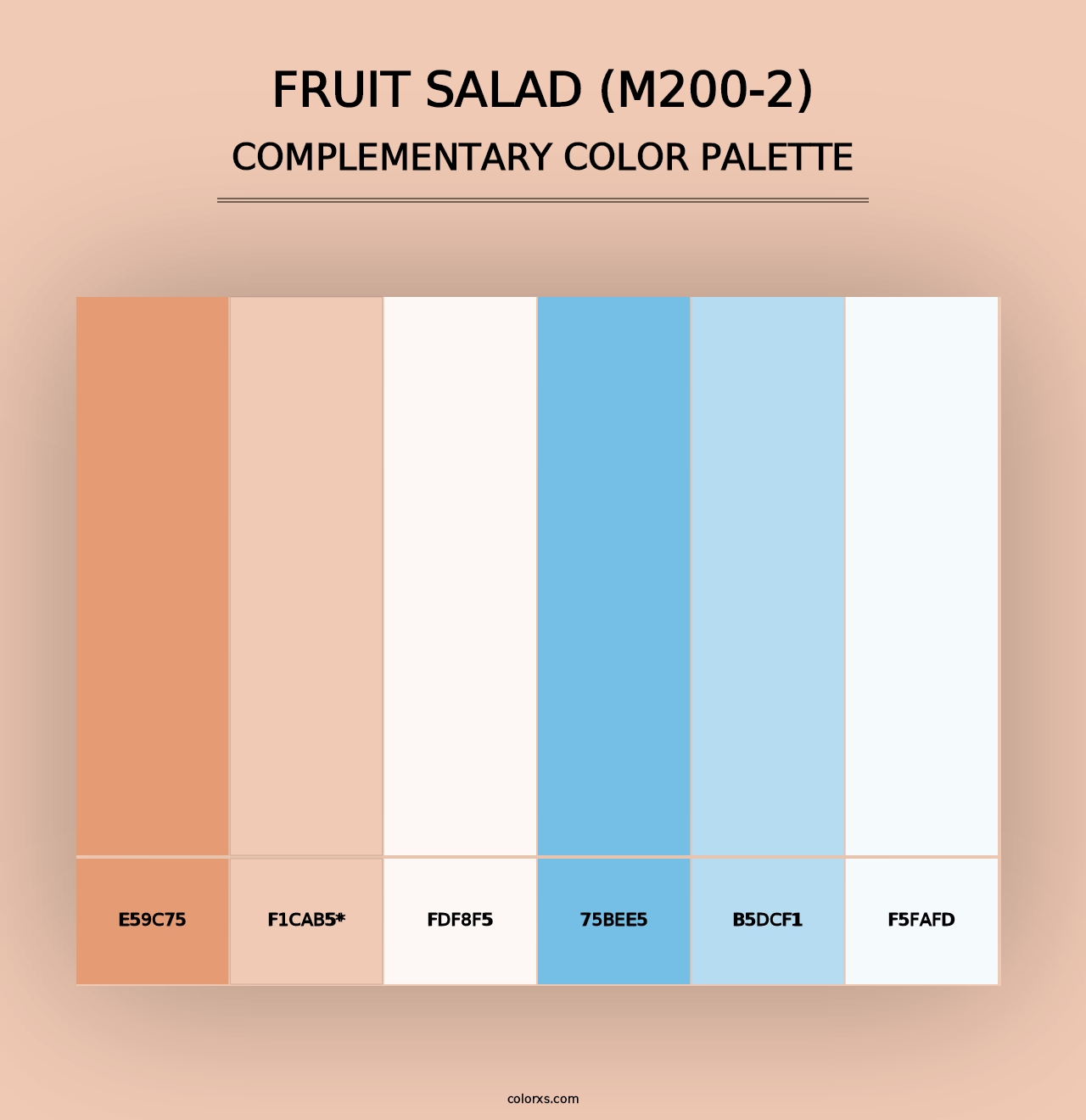 Fruit Salad (M200-2) - Complementary Color Palette