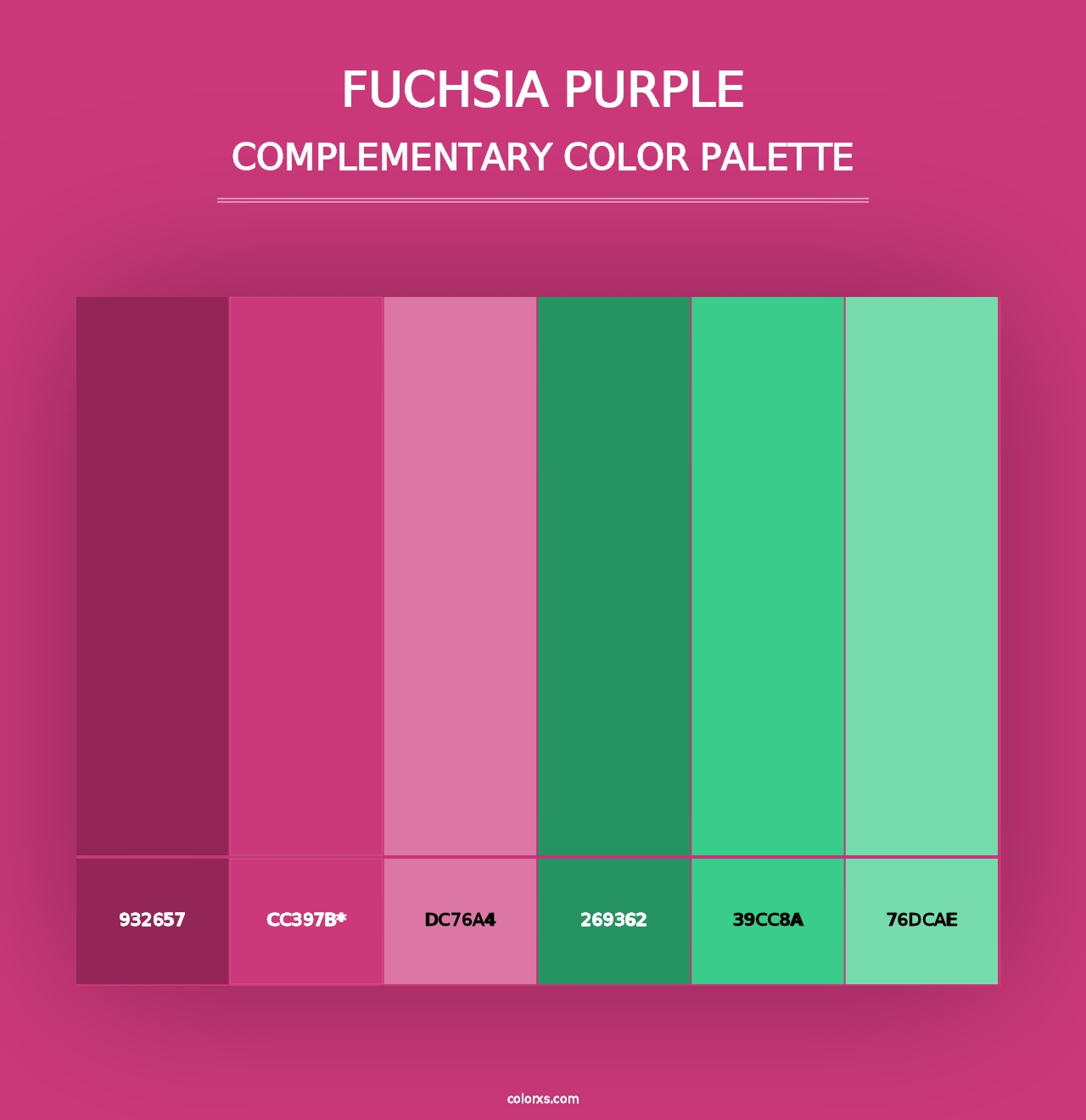 Fuchsia Purple - Complementary Color Palette