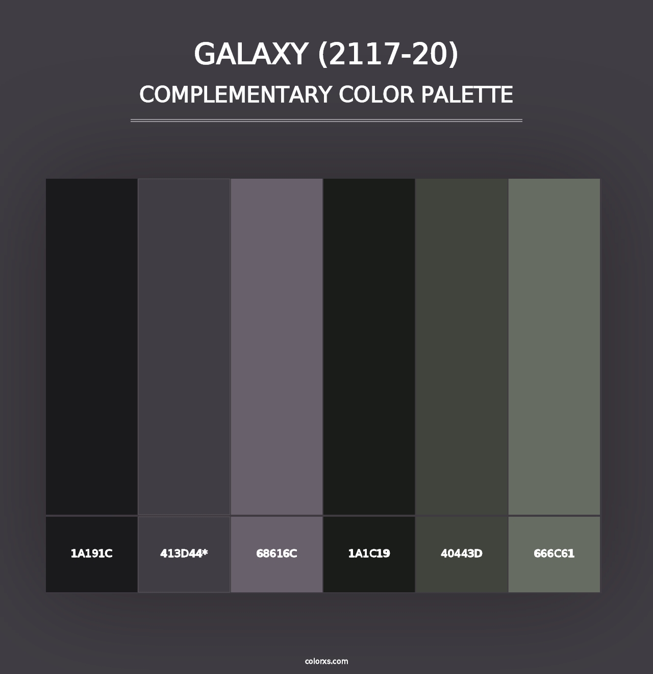 Galaxy (2117-20) - Complementary Color Palette