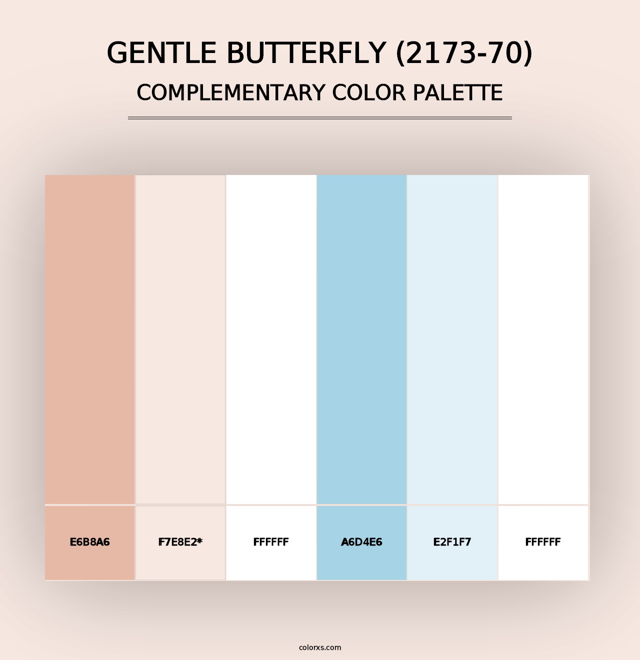 Gentle Butterfly (2173-70) - Complementary Color Palette