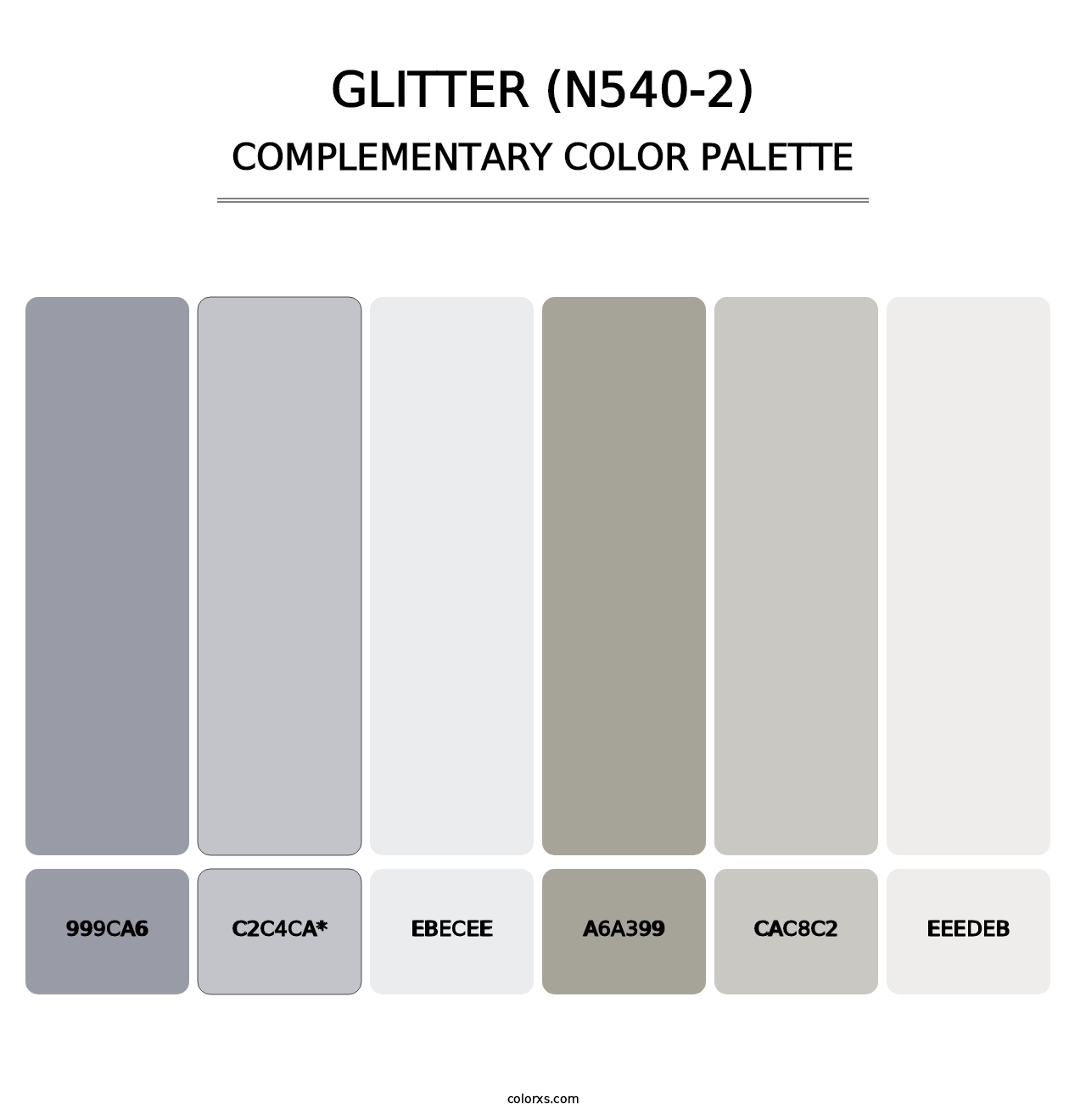 Glitter (N540-2) - Complementary Color Palette