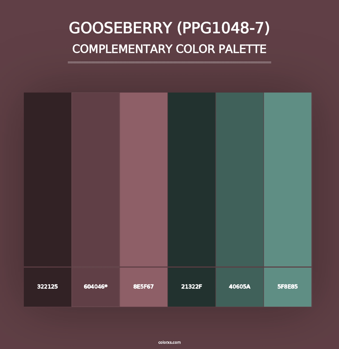 Gooseberry (PPG1048-7) - Complementary Color Palette