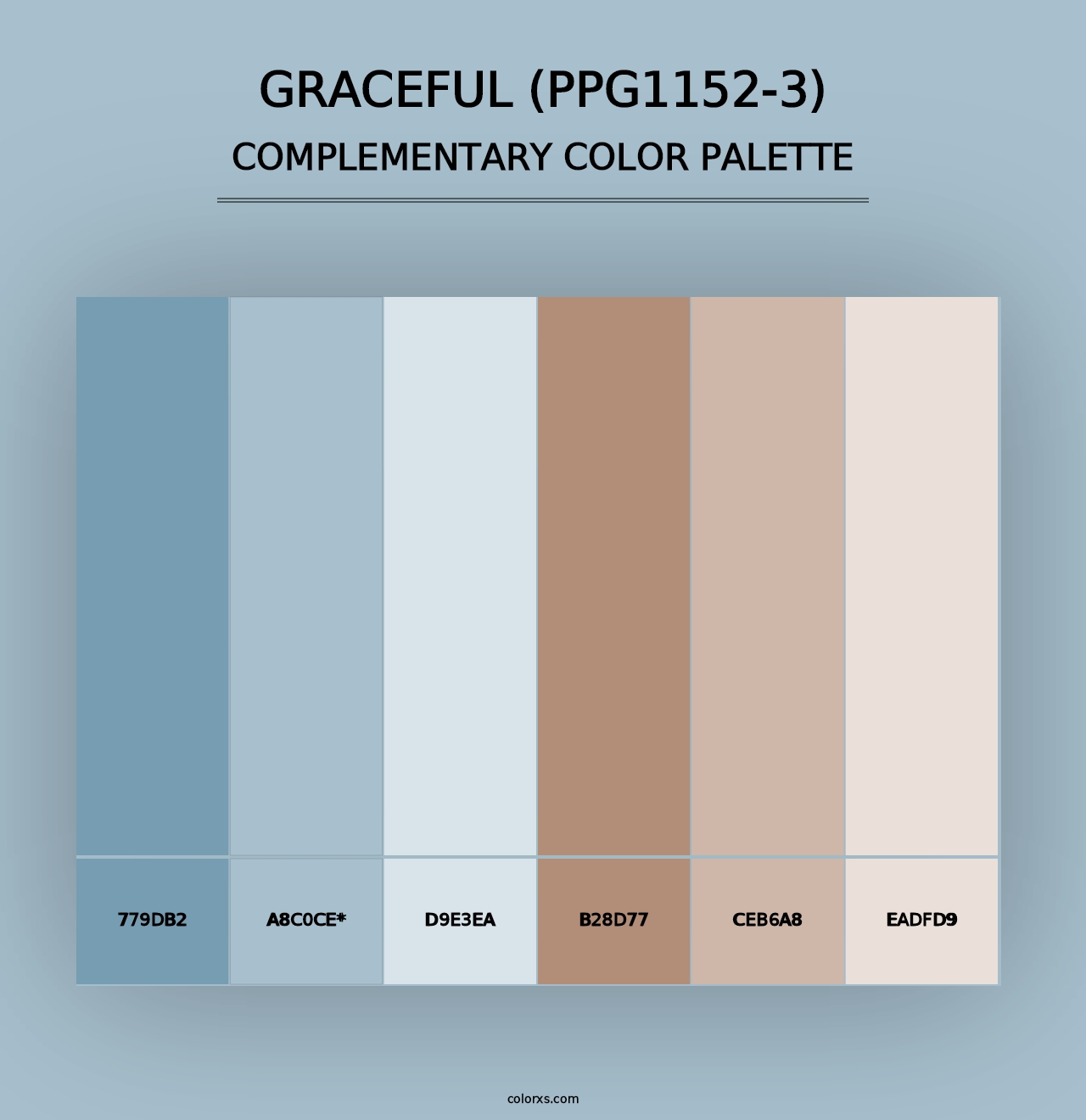 Graceful (PPG1152-3) - Complementary Color Palette