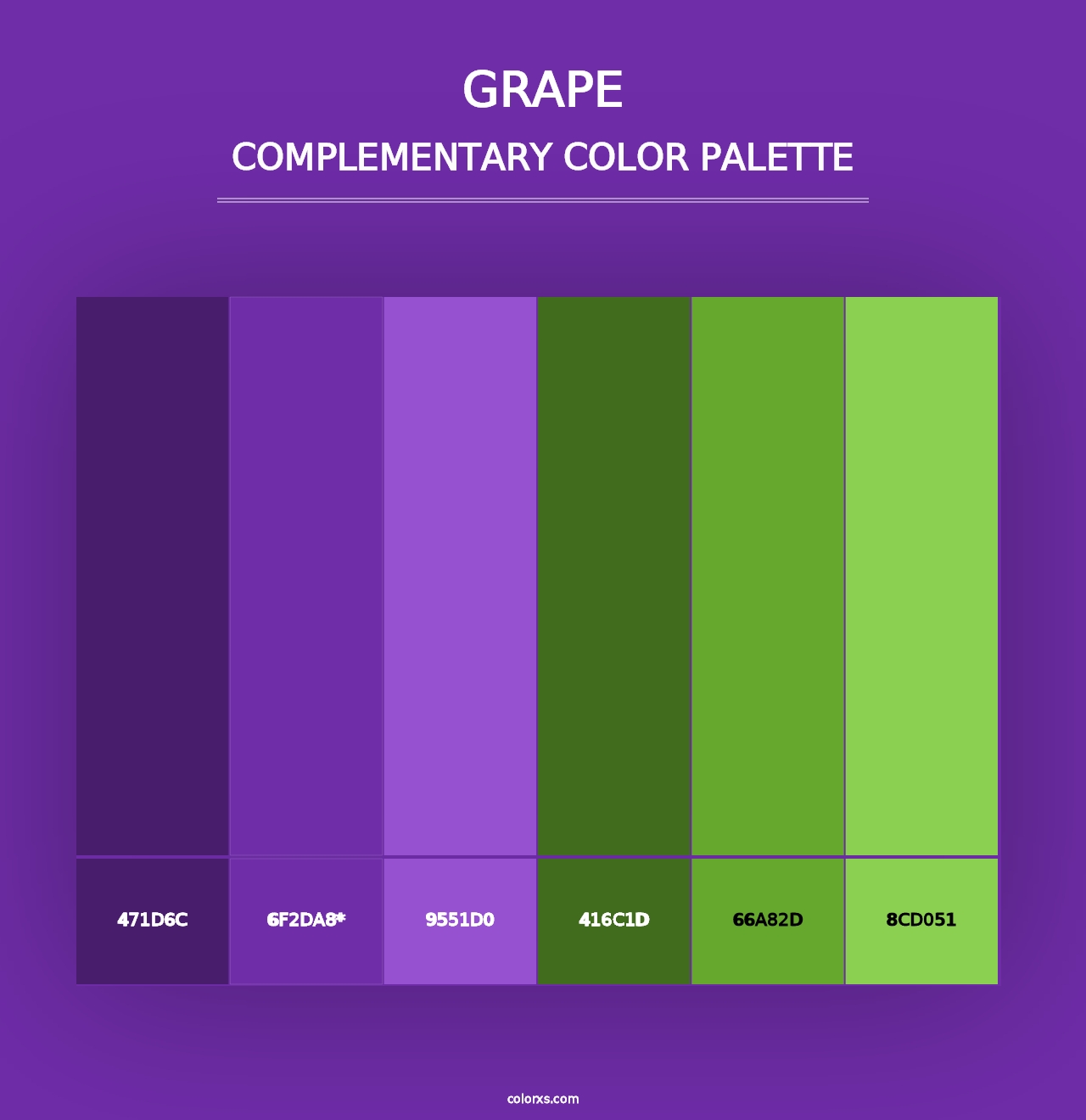 Grape - Complementary Color Palette