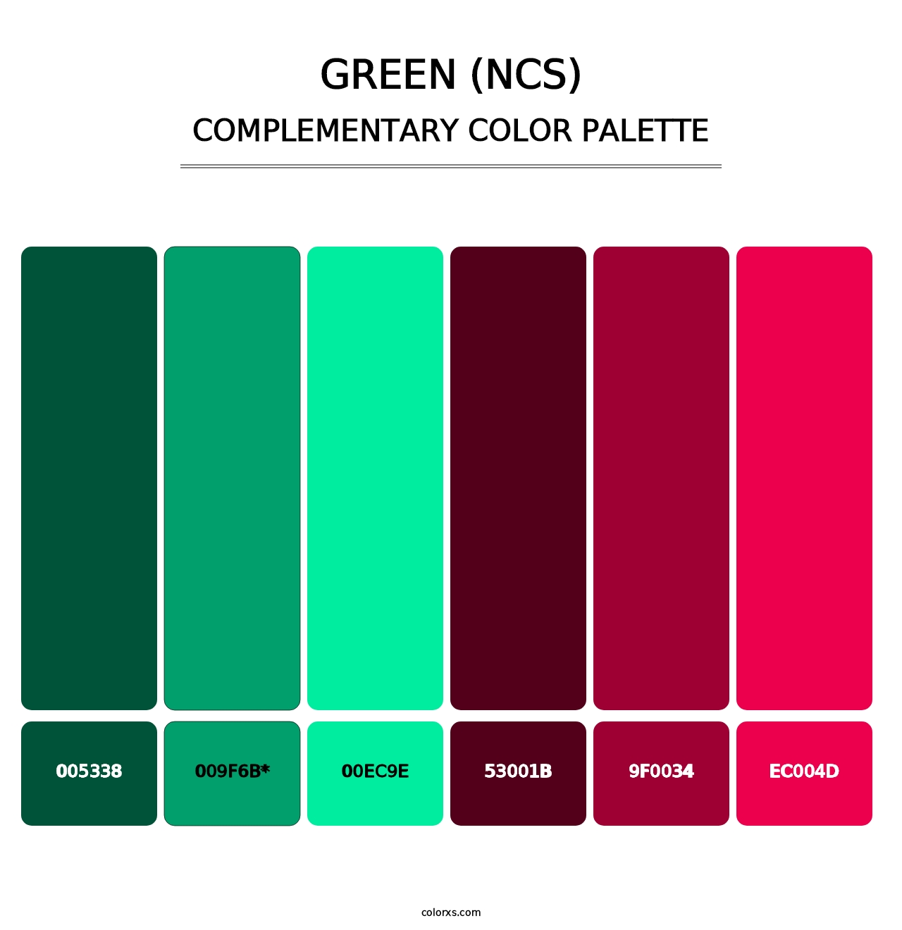 Green (NCS) - Complementary Color Palette