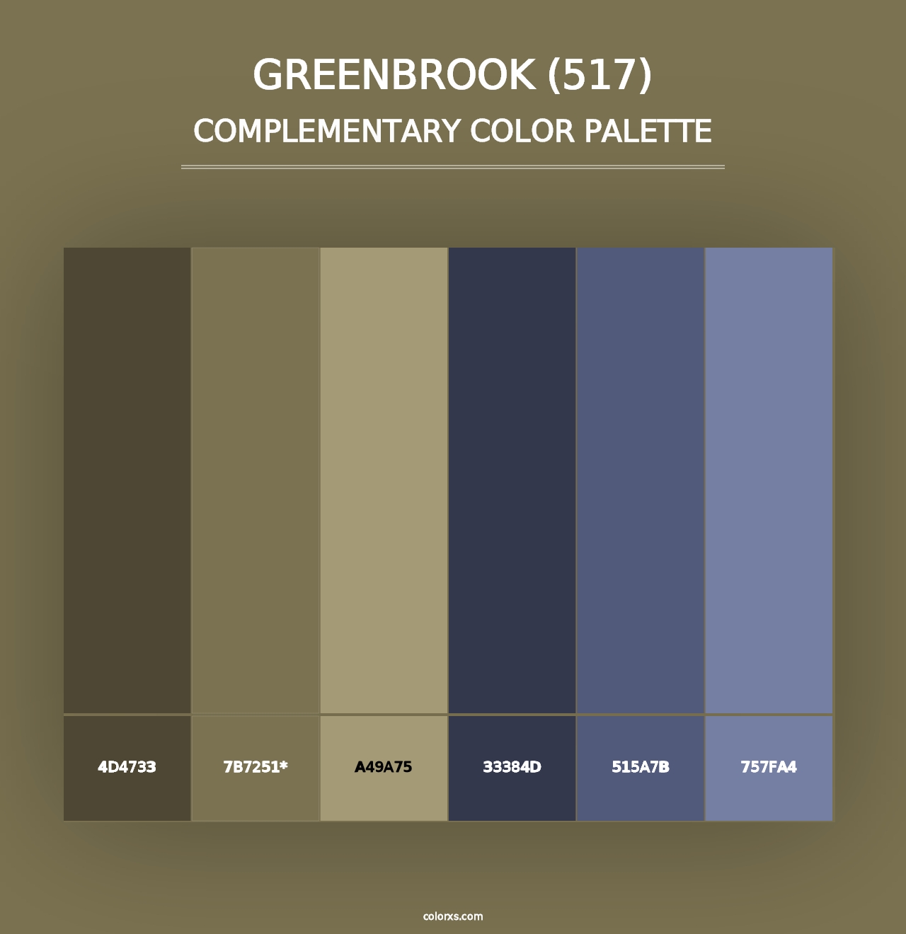 Greenbrook (517) - Complementary Color Palette