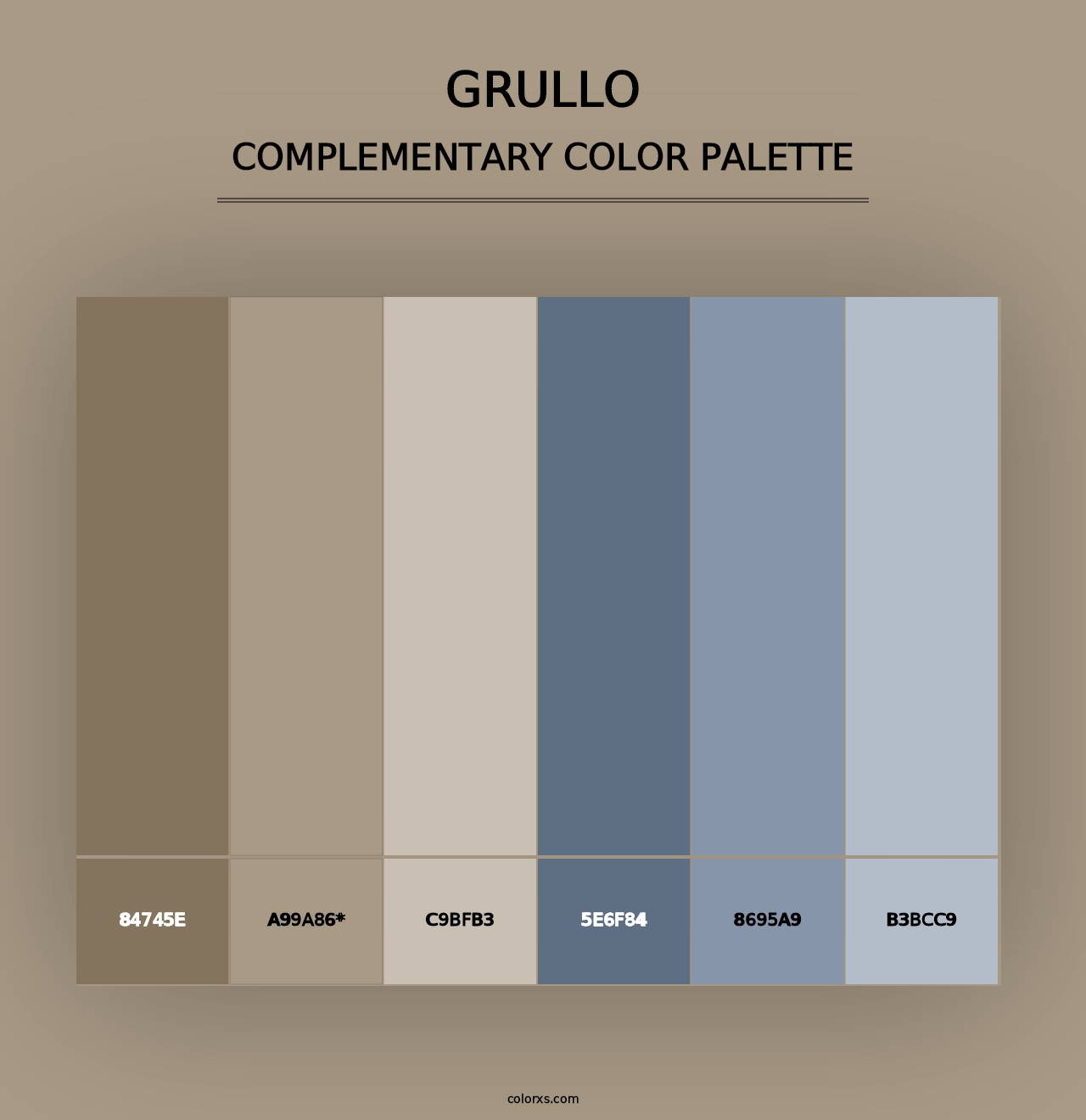 Grullo - Complementary Color Palette