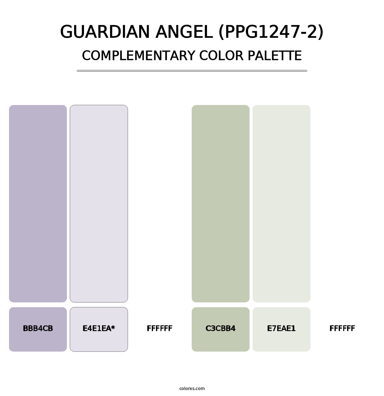 Guardian Angel (PPG1247-2) - Complementary Color Palette