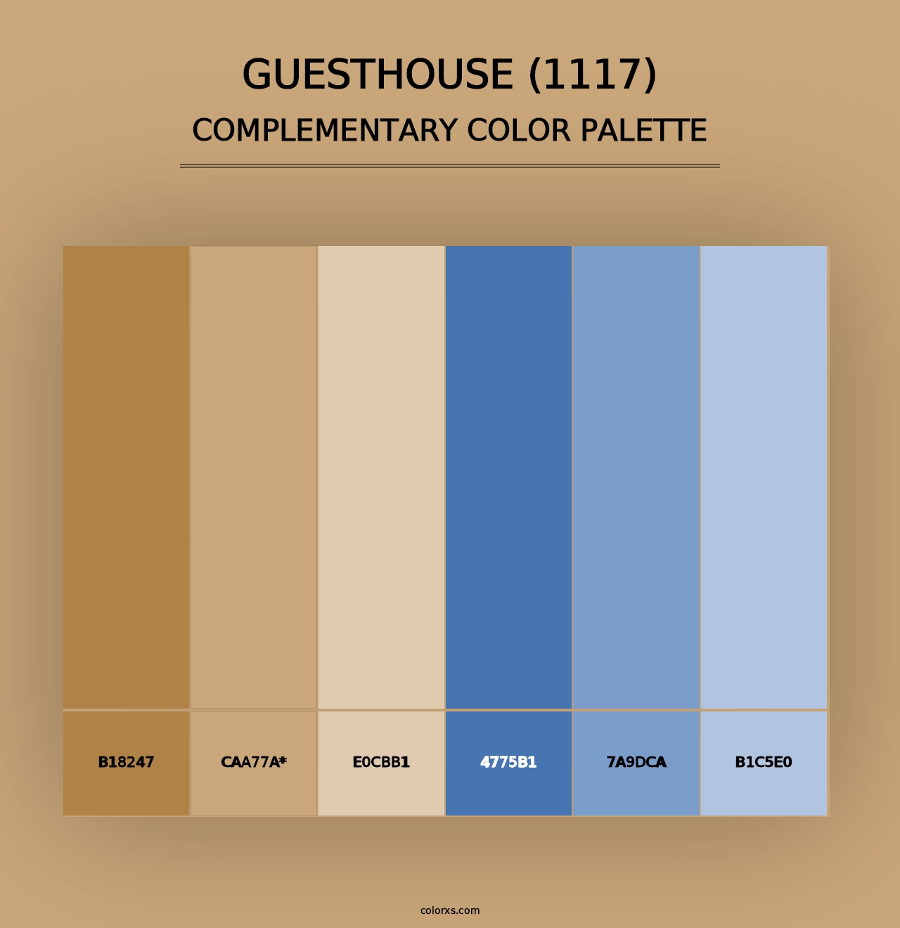 Guesthouse (1117) - Complementary Color Palette