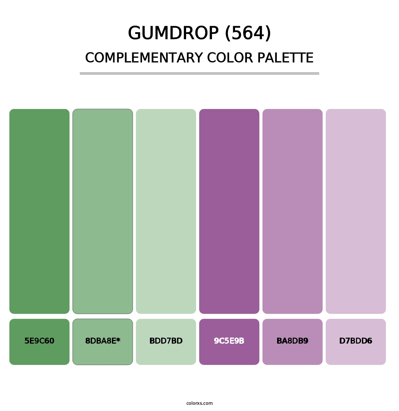 Gumdrop (564) - Complementary Color Palette