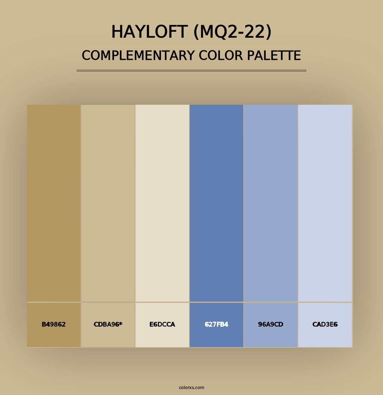 Hayloft (MQ2-22) - Complementary Color Palette