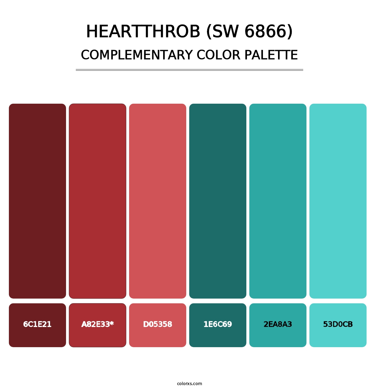 Heartthrob (SW 6866) - Complementary Color Palette