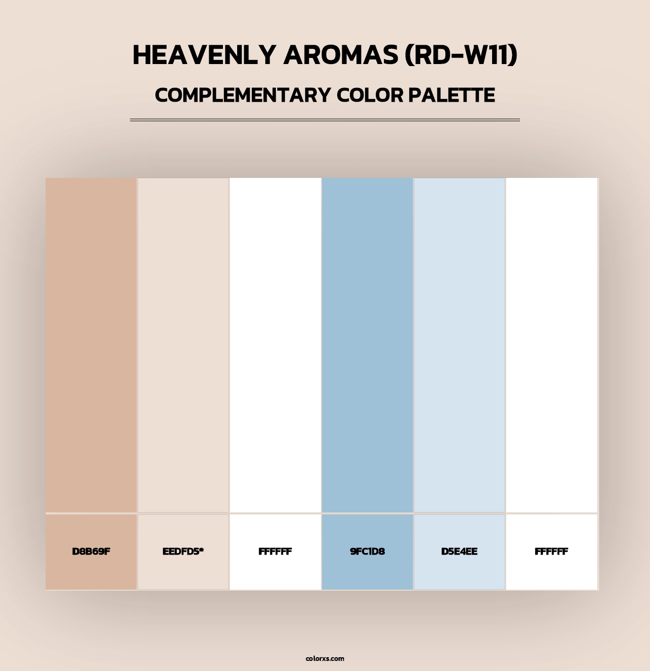 Heavenly Aromas (RD-W11) - Complementary Color Palette