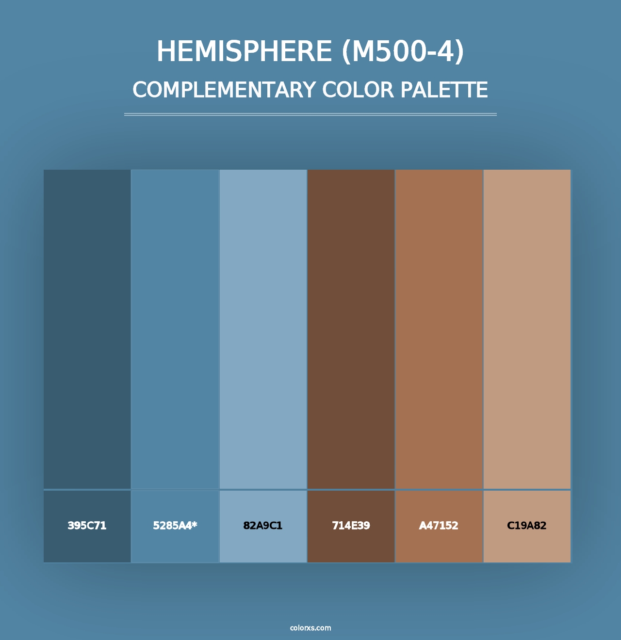 Hemisphere (M500-4) - Complementary Color Palette