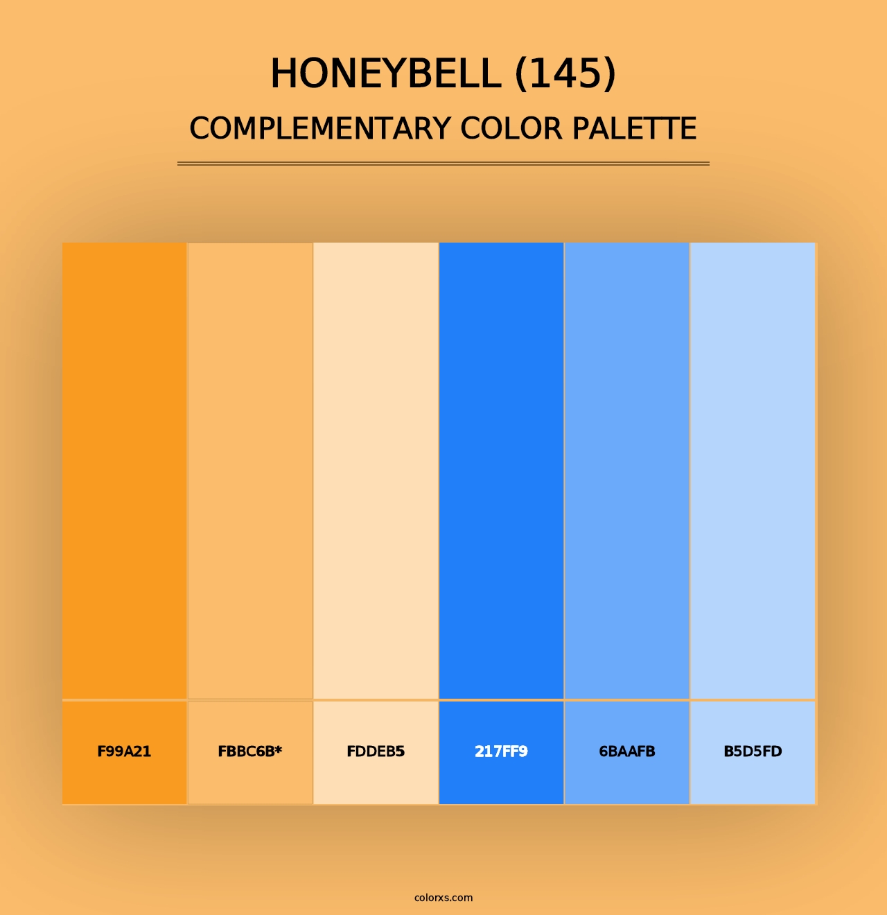 Honeybell (145) - Complementary Color Palette