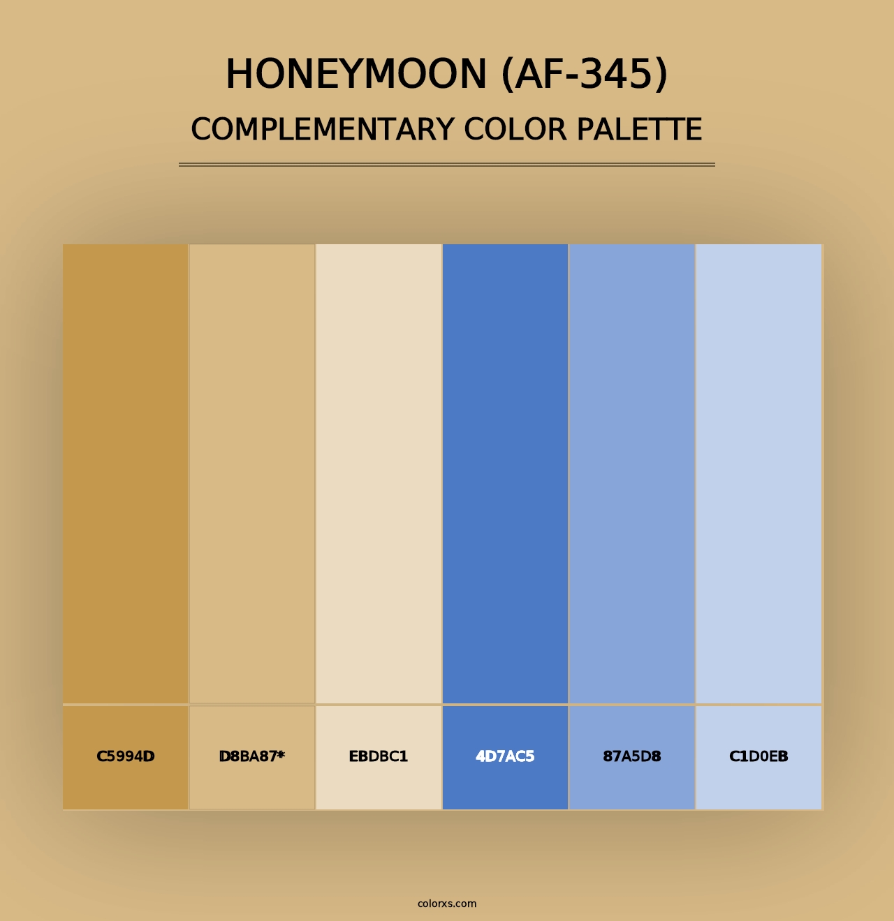 Honeymoon (AF-345) - Complementary Color Palette