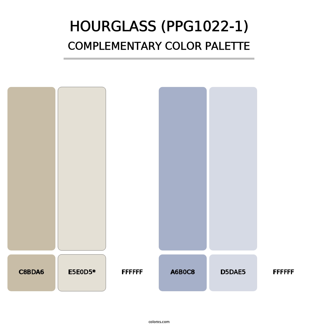 Hourglass (PPG1022-1) - Complementary Color Palette