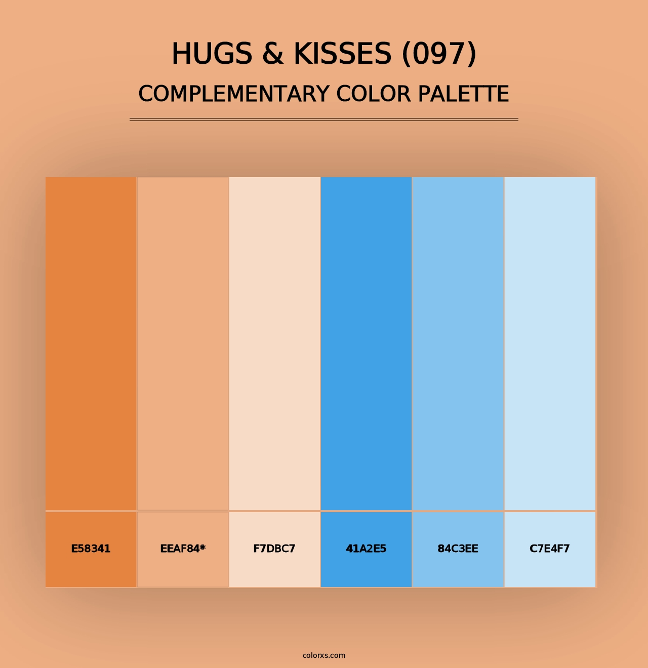 Hugs & Kisses (097) - Complementary Color Palette