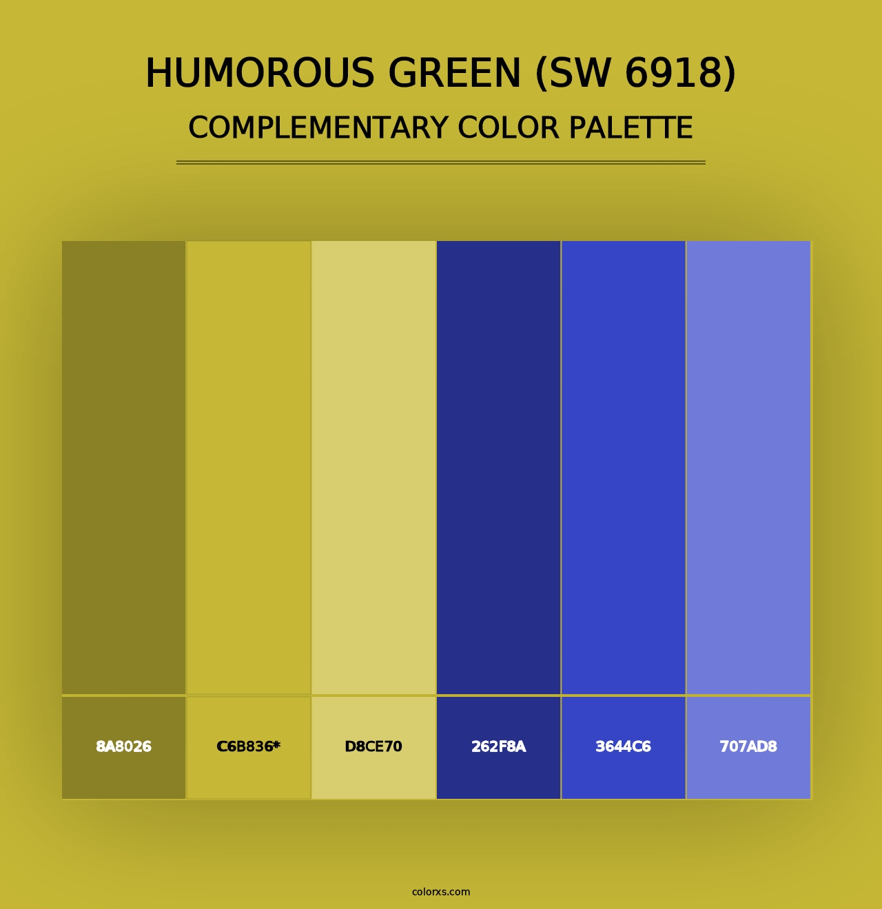 Humorous Green (SW 6918) - Complementary Color Palette