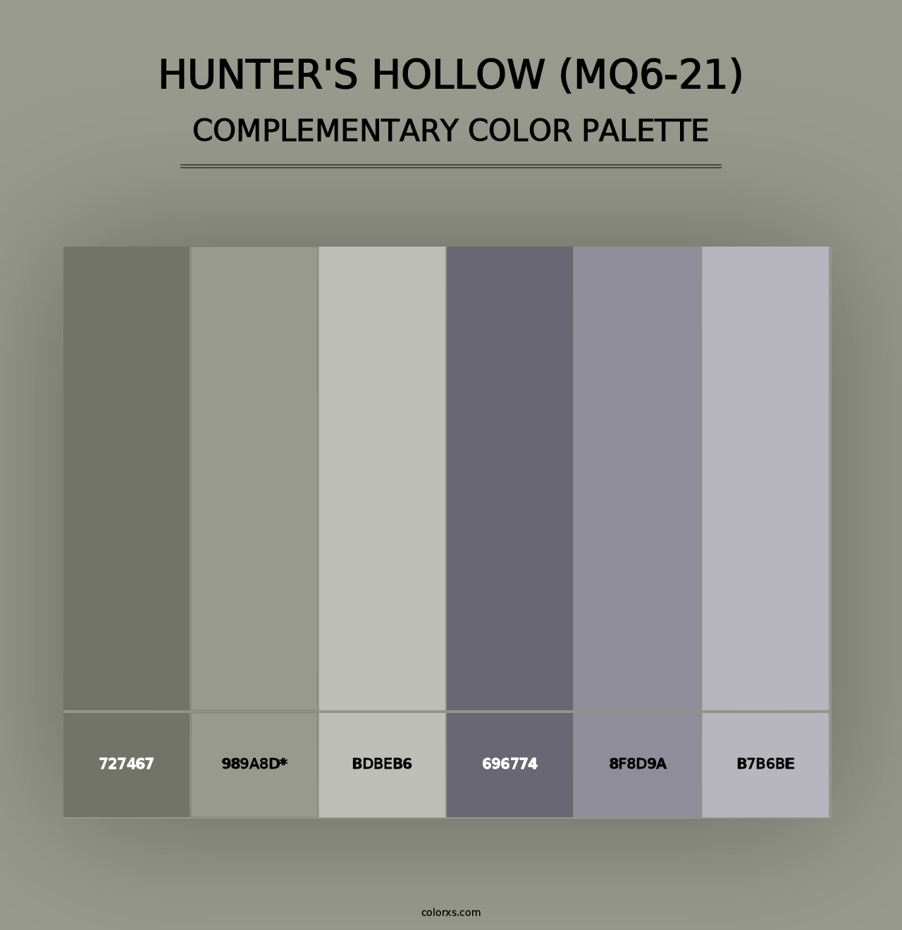 Hunter'S Hollow (MQ6-21) - Complementary Color Palette