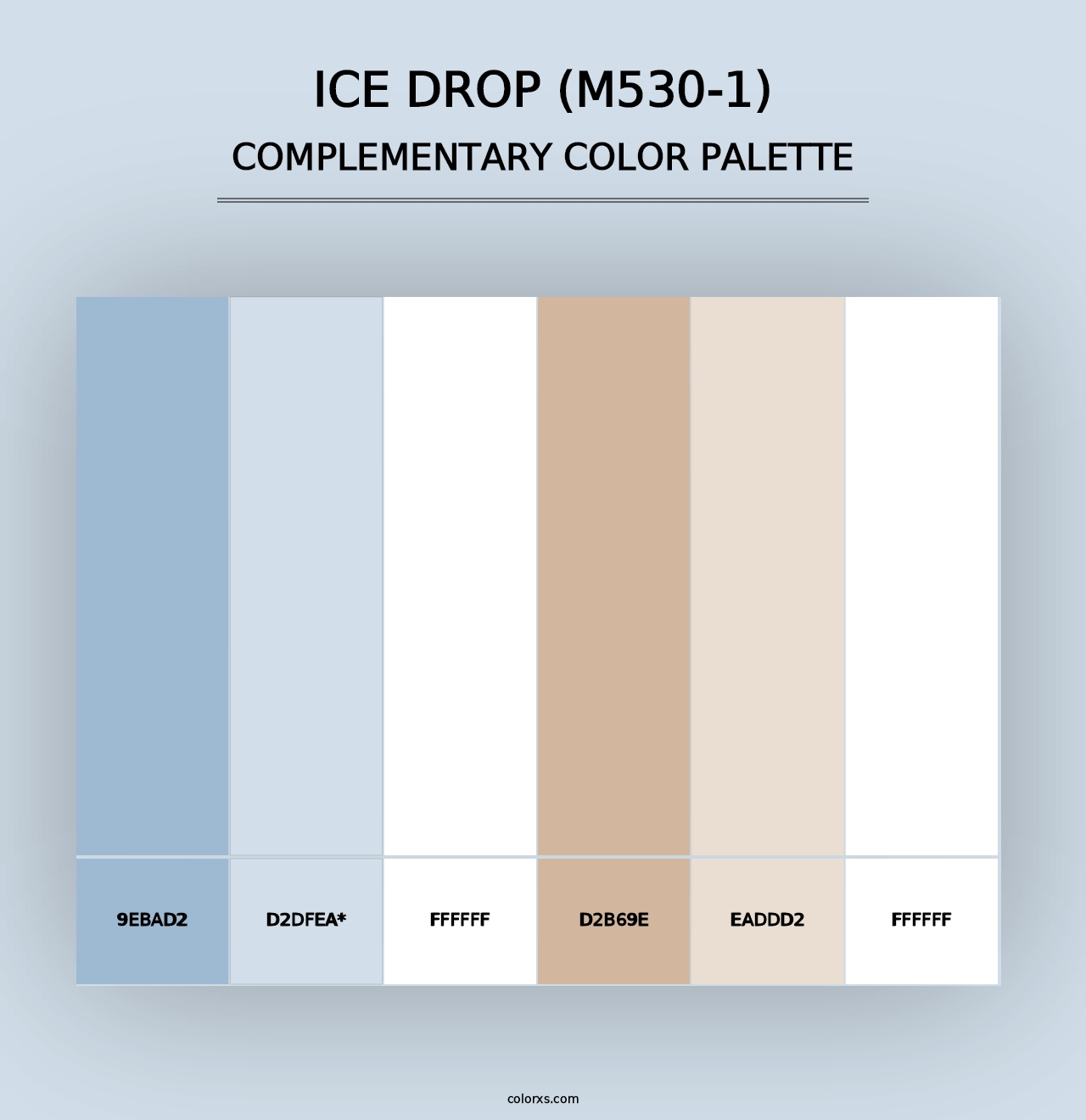 Ice Drop (M530-1) - Complementary Color Palette