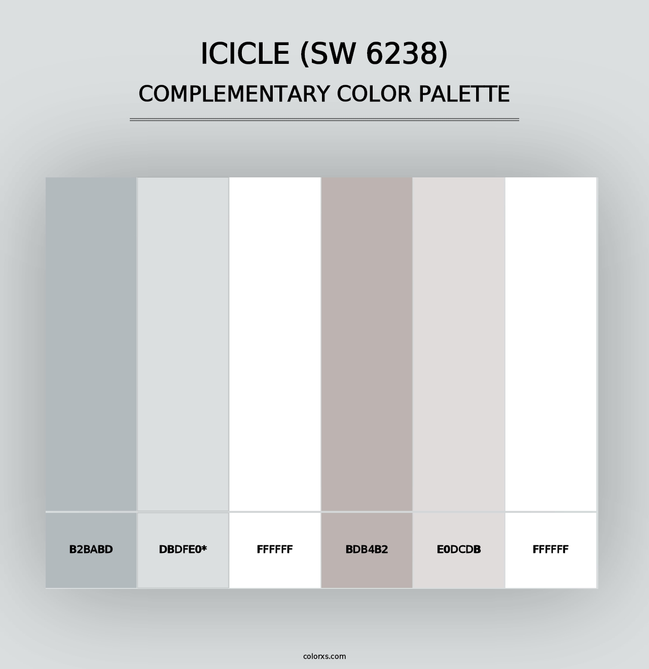 Icicle (SW 6238) - Complementary Color Palette